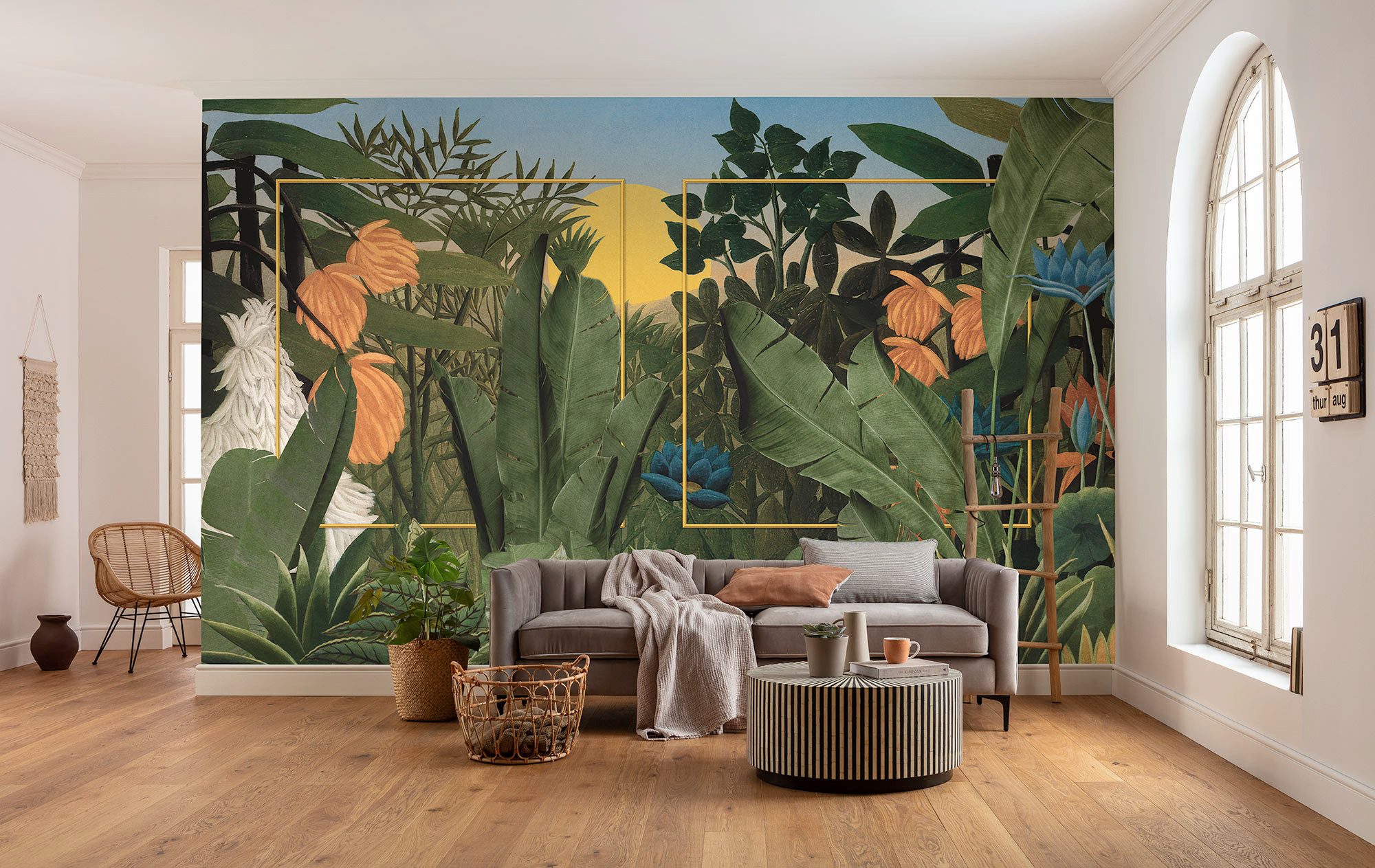Komar Fotobehang Komar vlies fotobehang - Rousseau Remix - maat 350 x 250 cm (set)
