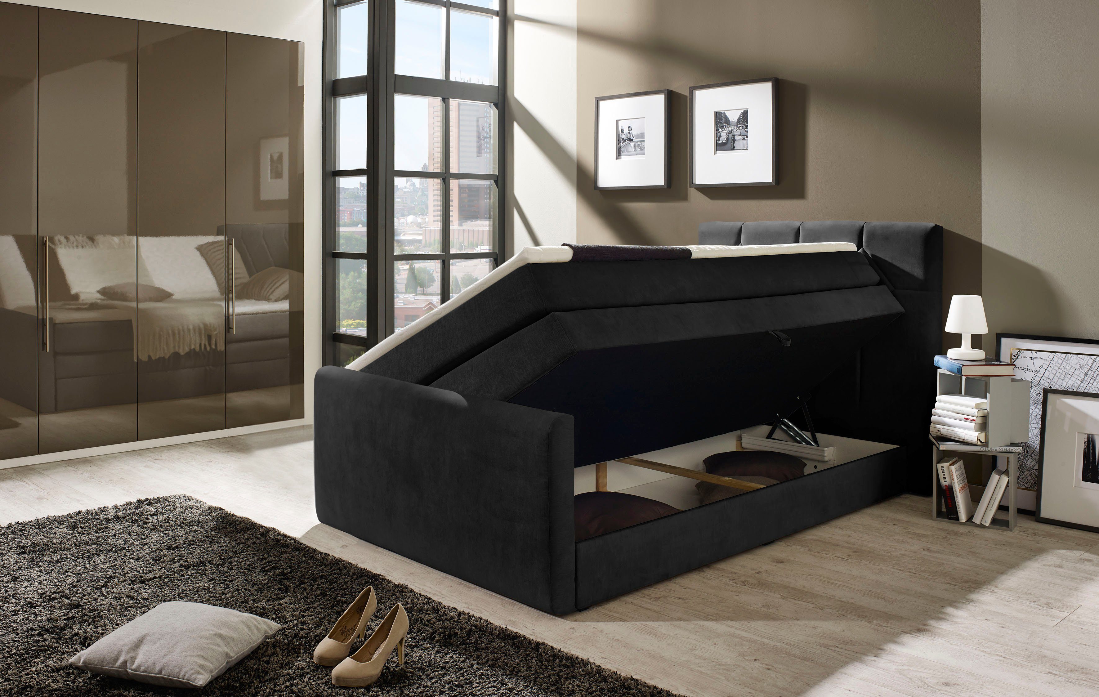 Places of Style Boxspring Atlanta inclusief topmatras en bedkist