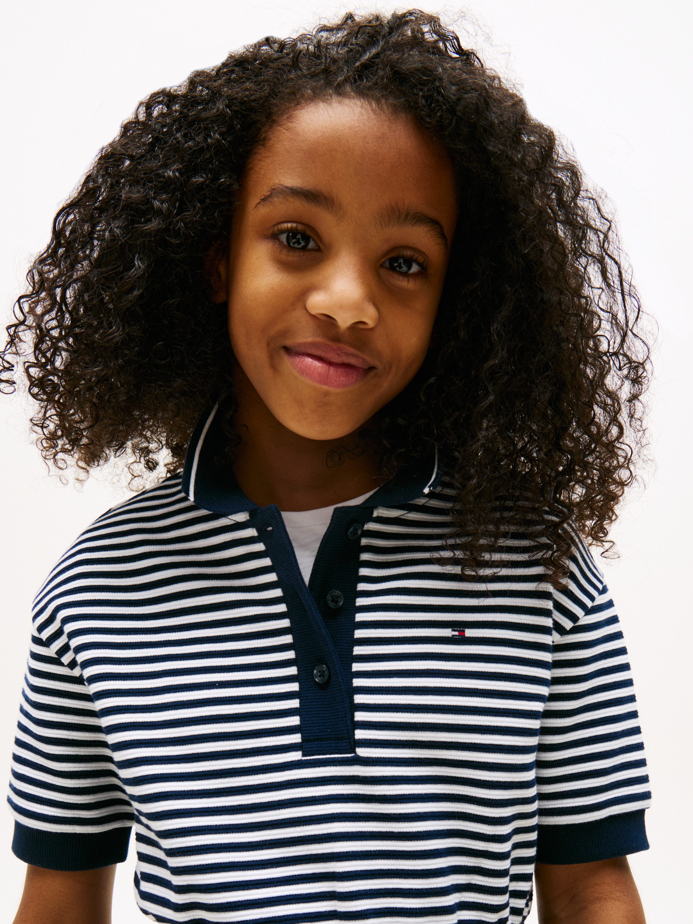 Tommy Hilfiger Polojurk POLO STRIPE DRESS SS