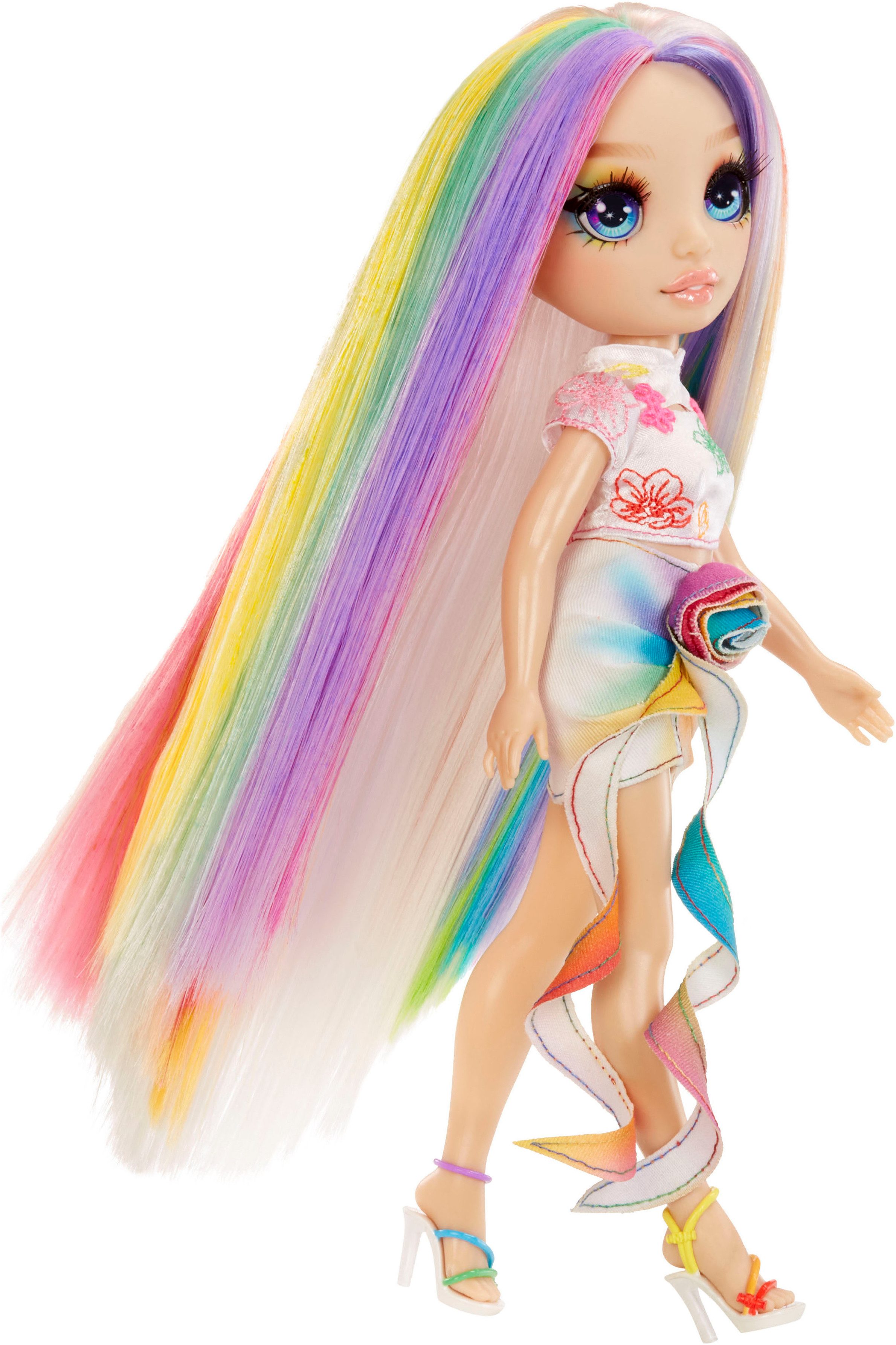 RAINBOW HIGH Aankleedpop Rainbow High Hair Chalk & Style Doll- Amaya (Rainbow)