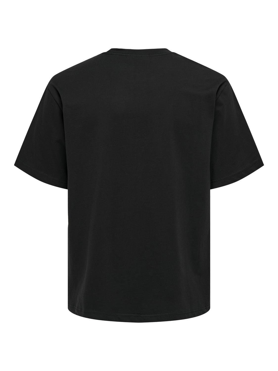 ONLY & SONS Shirt met ronde hals ONSCURATED RLX PRINT SS TEE