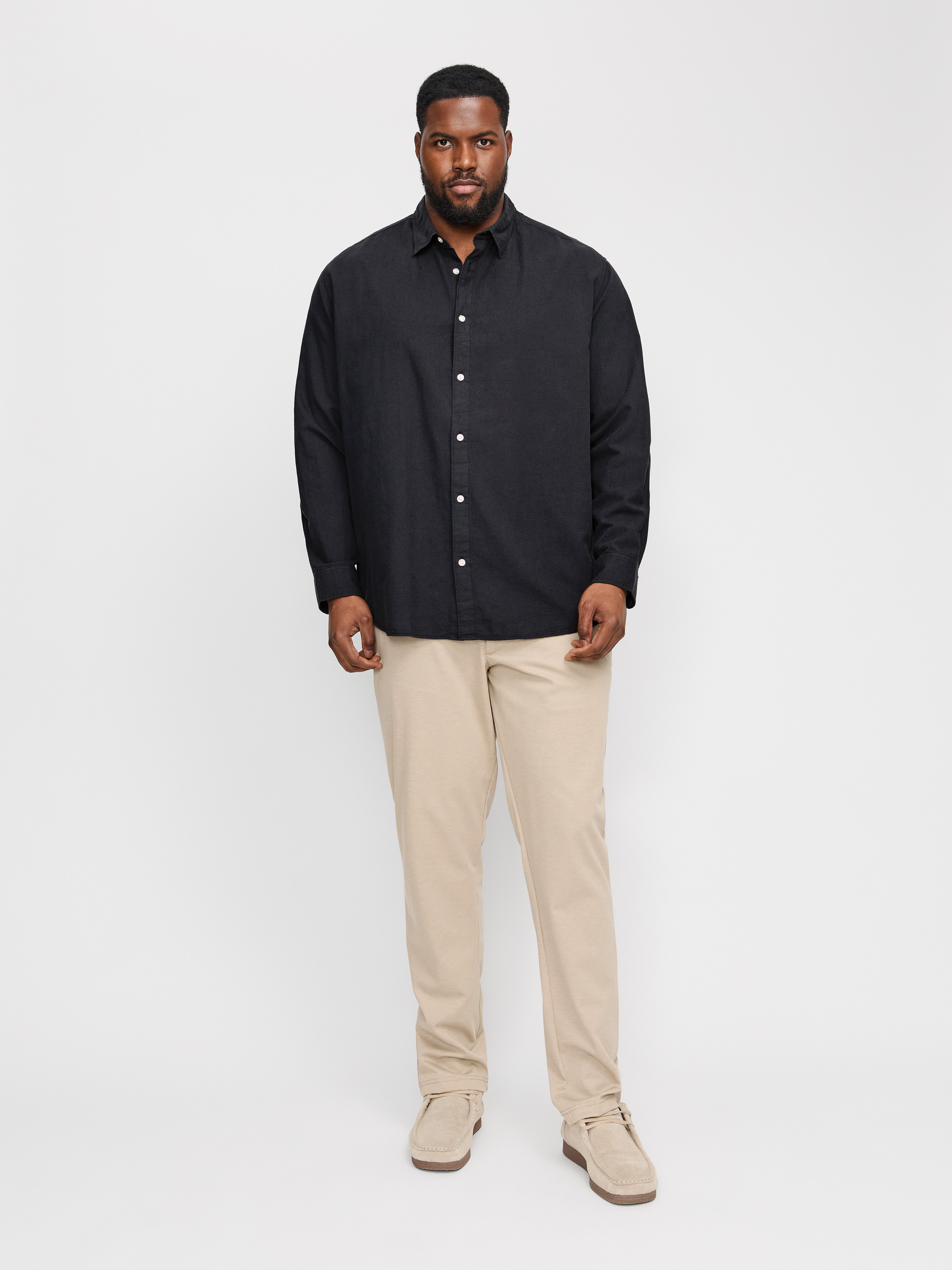 Jack & Jones PlusSize Overhemd met lange mouwen JJEBREEZE SHIRT LS SN PLS