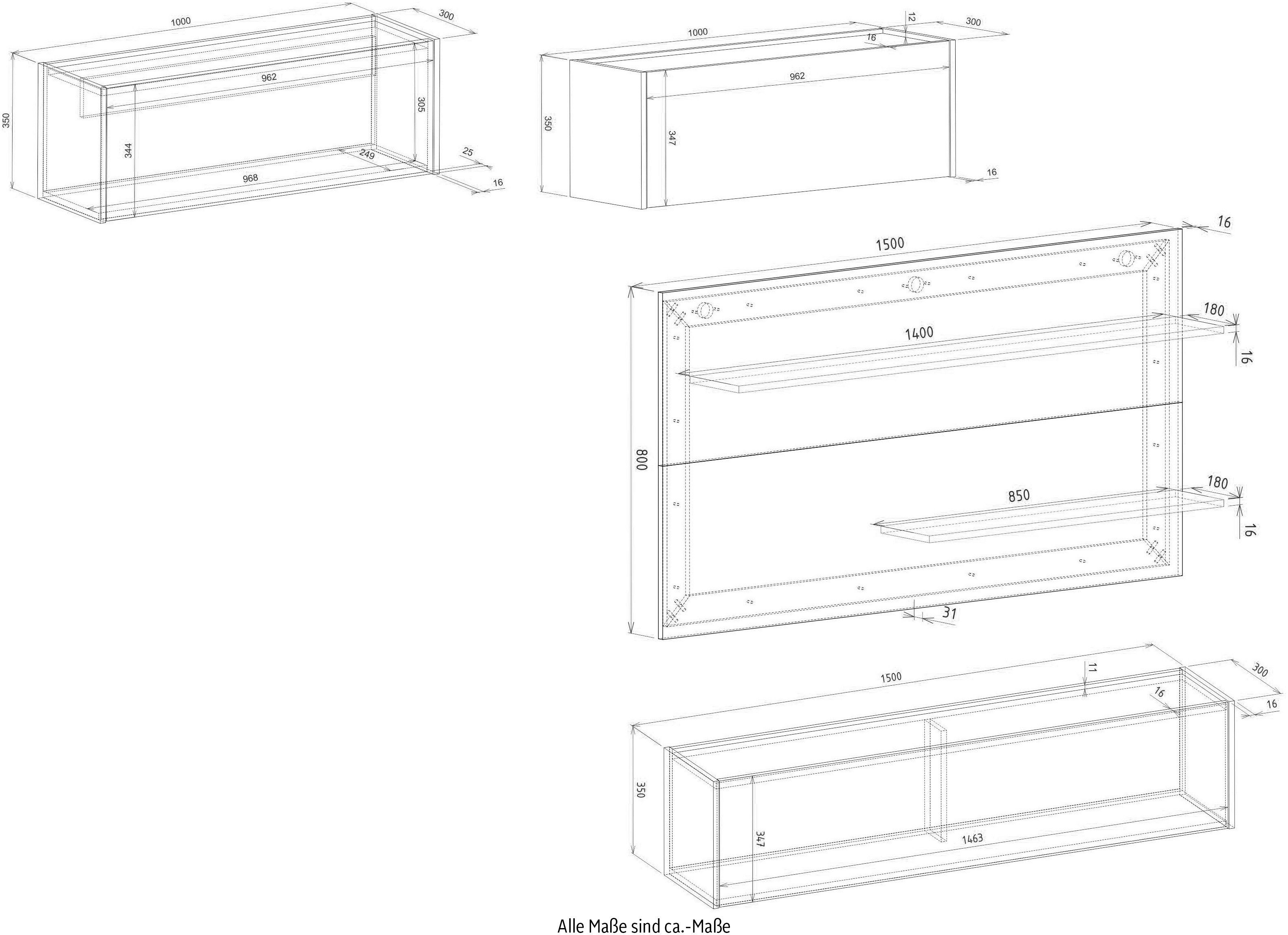INOSIGN Set kantoormeubelen City/Giron Thuiskantoor (set, 4-delig)