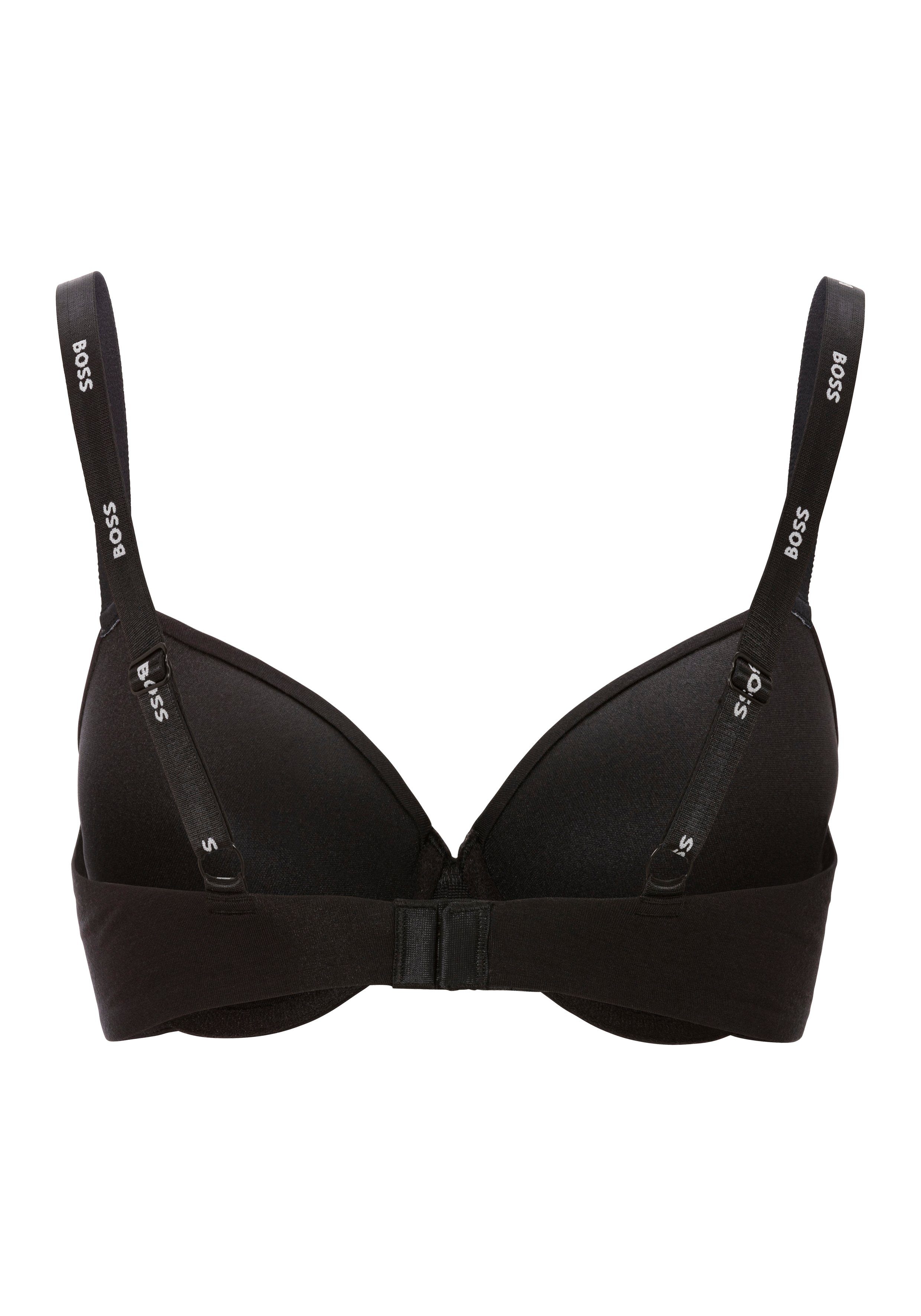 BOSS Beugel-bh UNDERWIRE BRA CI met boss tekst op de schouderbanden