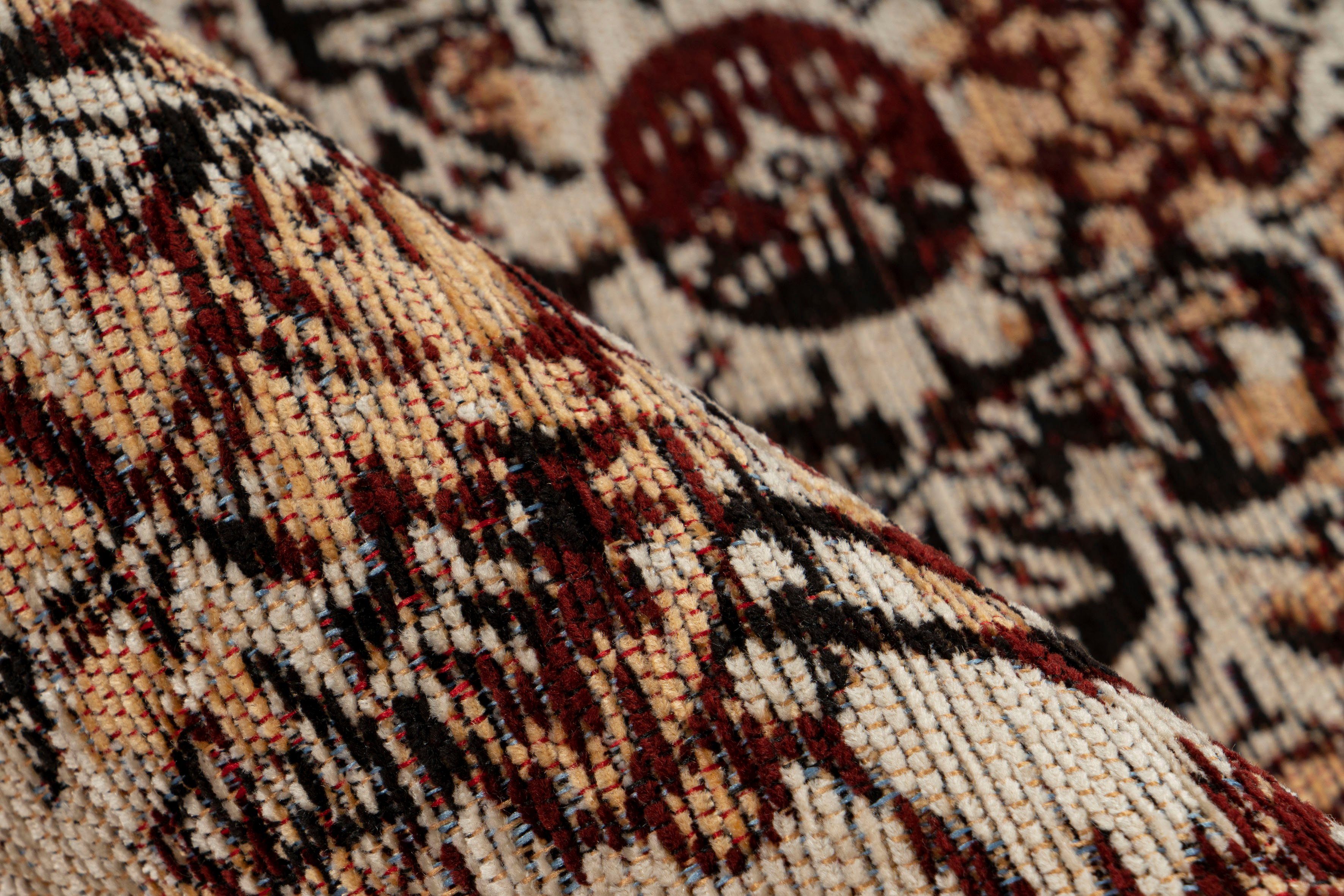 Padiro Vloerkleed Charme 725 Chenille vlakweefsel in vintage stijl