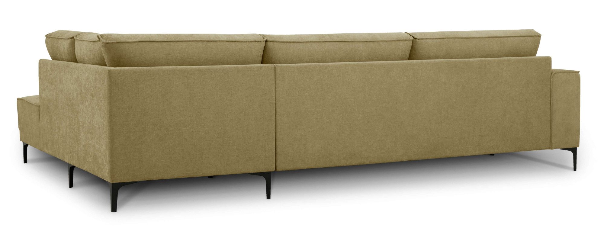 Places of Style Hoekbank Oland, structuur, platweefsel, luxe microvezel, bouclé