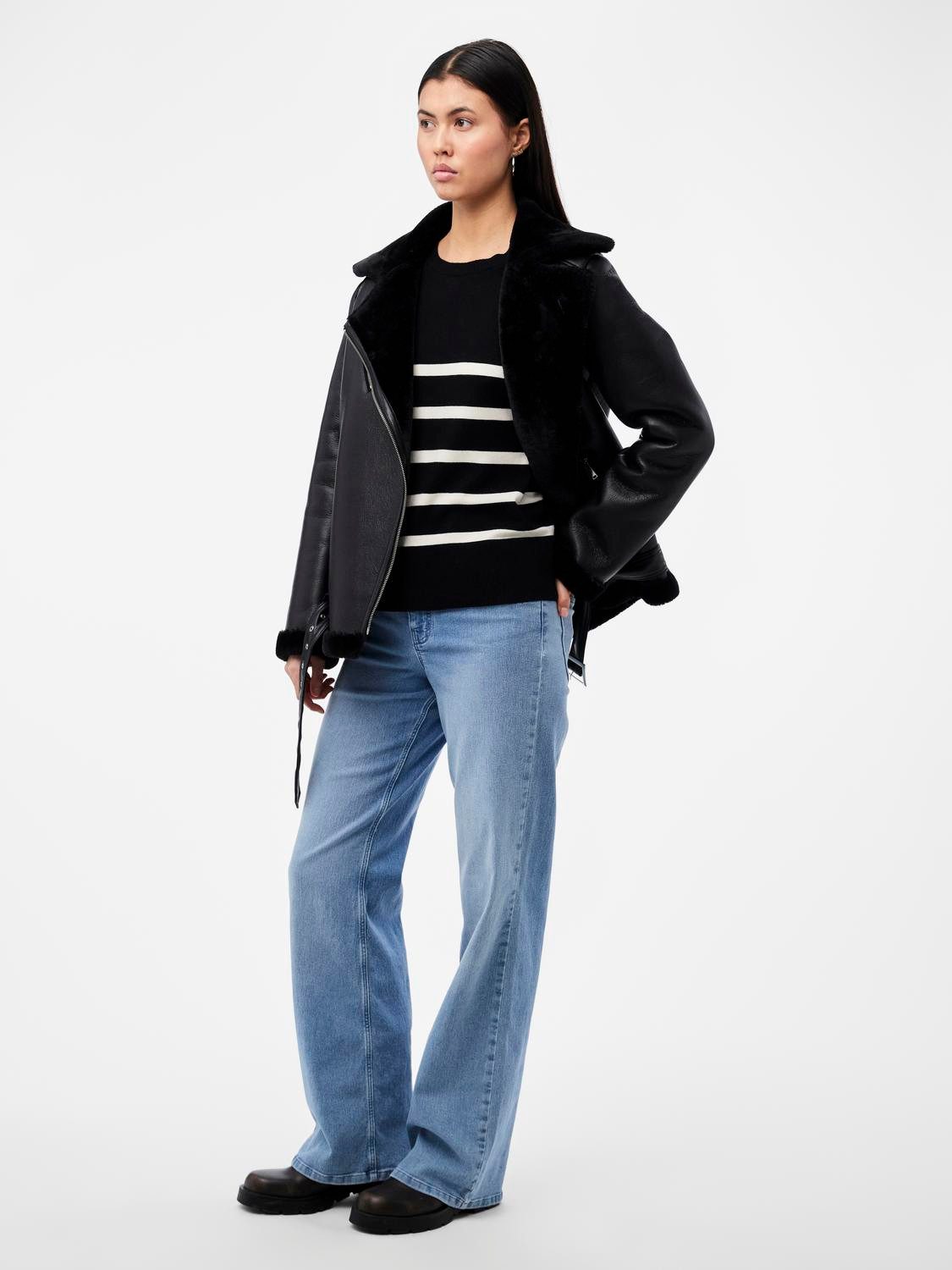 pieces Trui met ronde hals PCSIA LS KNIT NOOS BC
