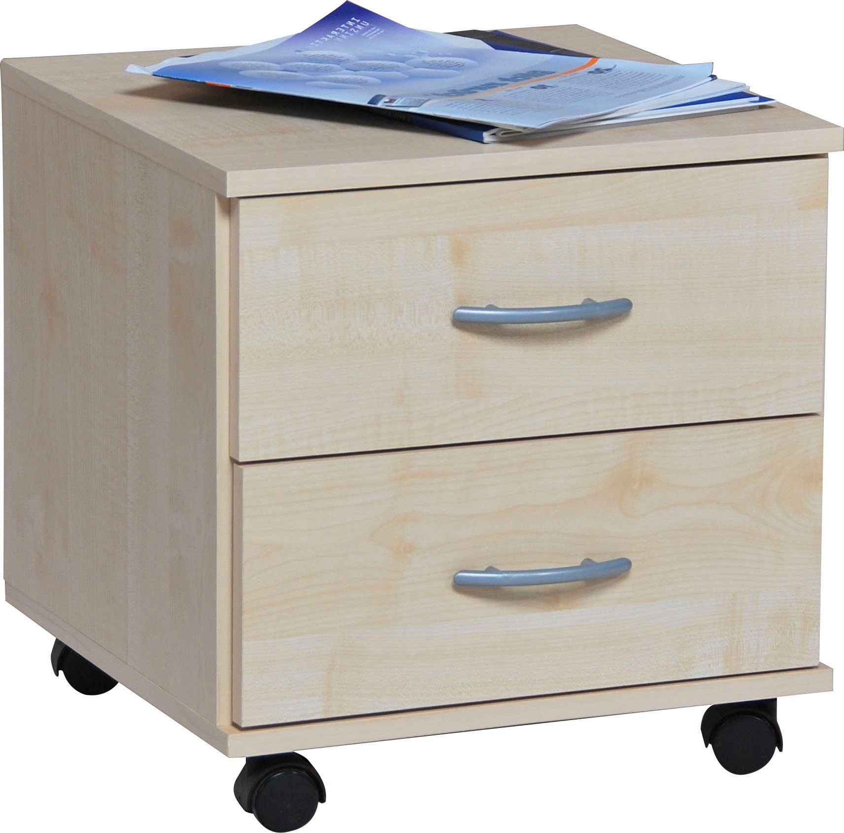 VOGL Möbelfabrik Kastje op wieltjes 1191, Bürocontainer, Nachtschrank (1 stuk) nachtkastjes beige