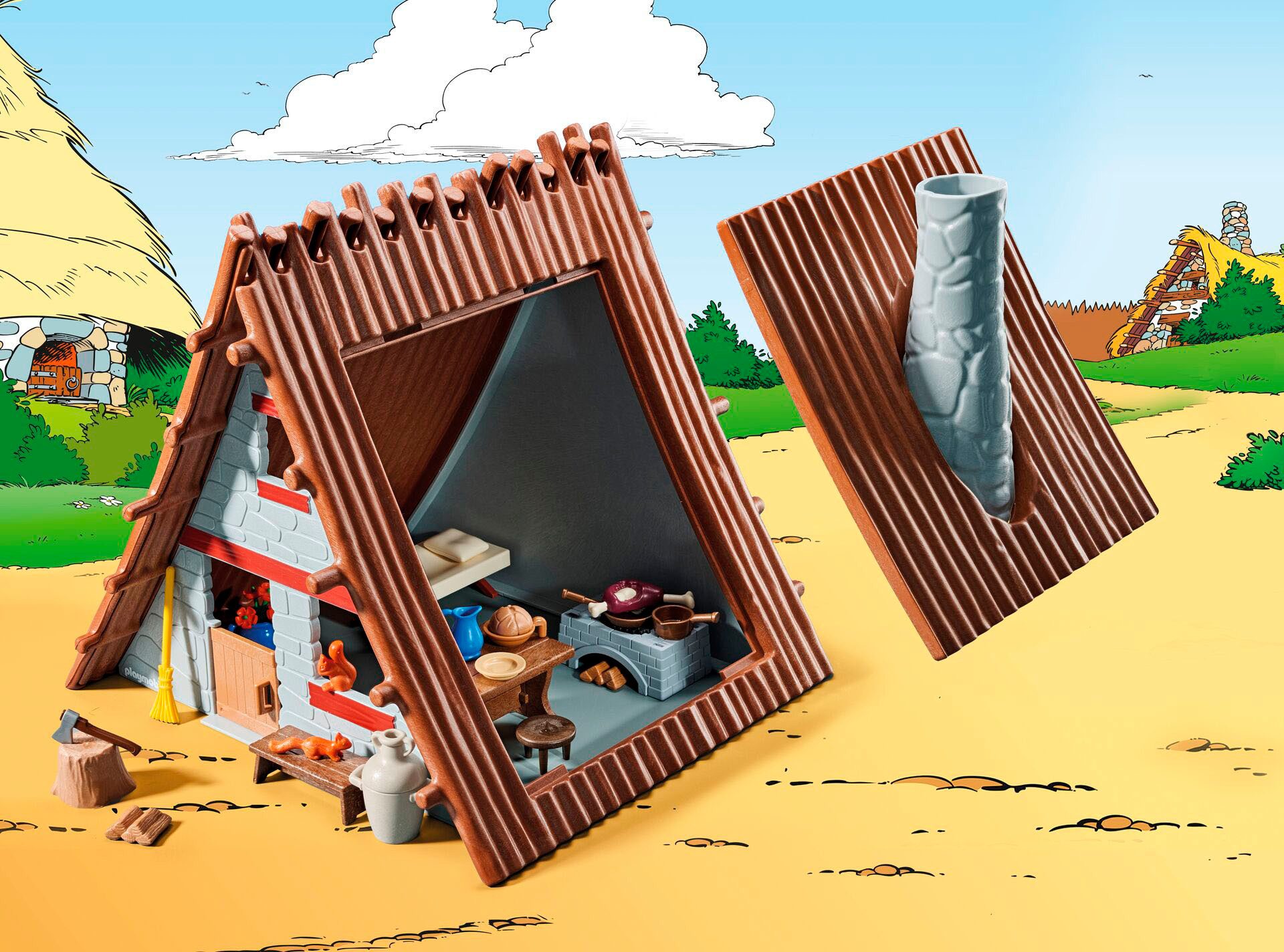 Playmobil® Constructie-speelset Asterix: Asterix' Huis (71828), Playmobil Asterix (80-delig)