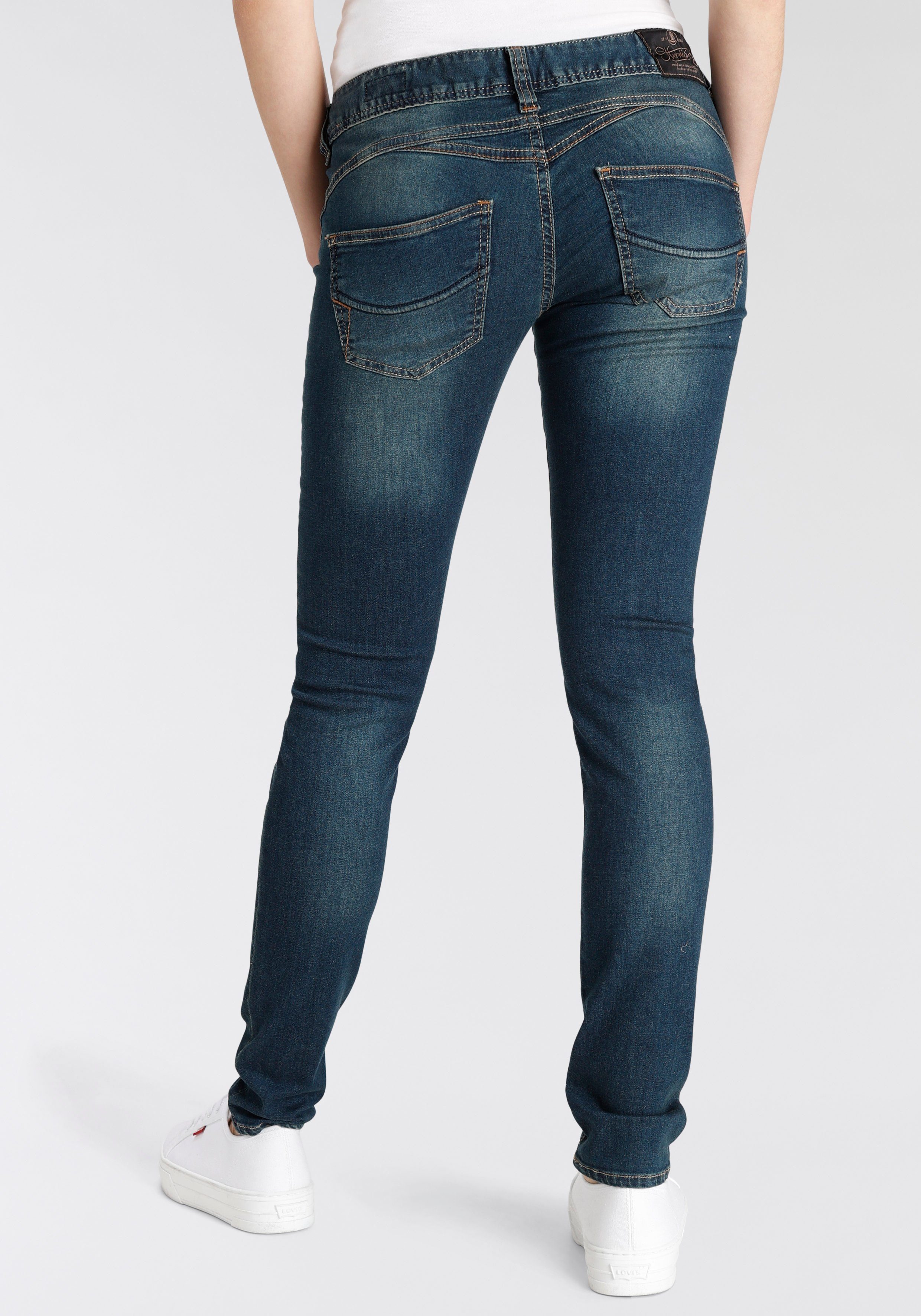 Herrlicher Slim fit jeans GILA SLIM DENIM milieuvriendelijk dankzij kitotex technology