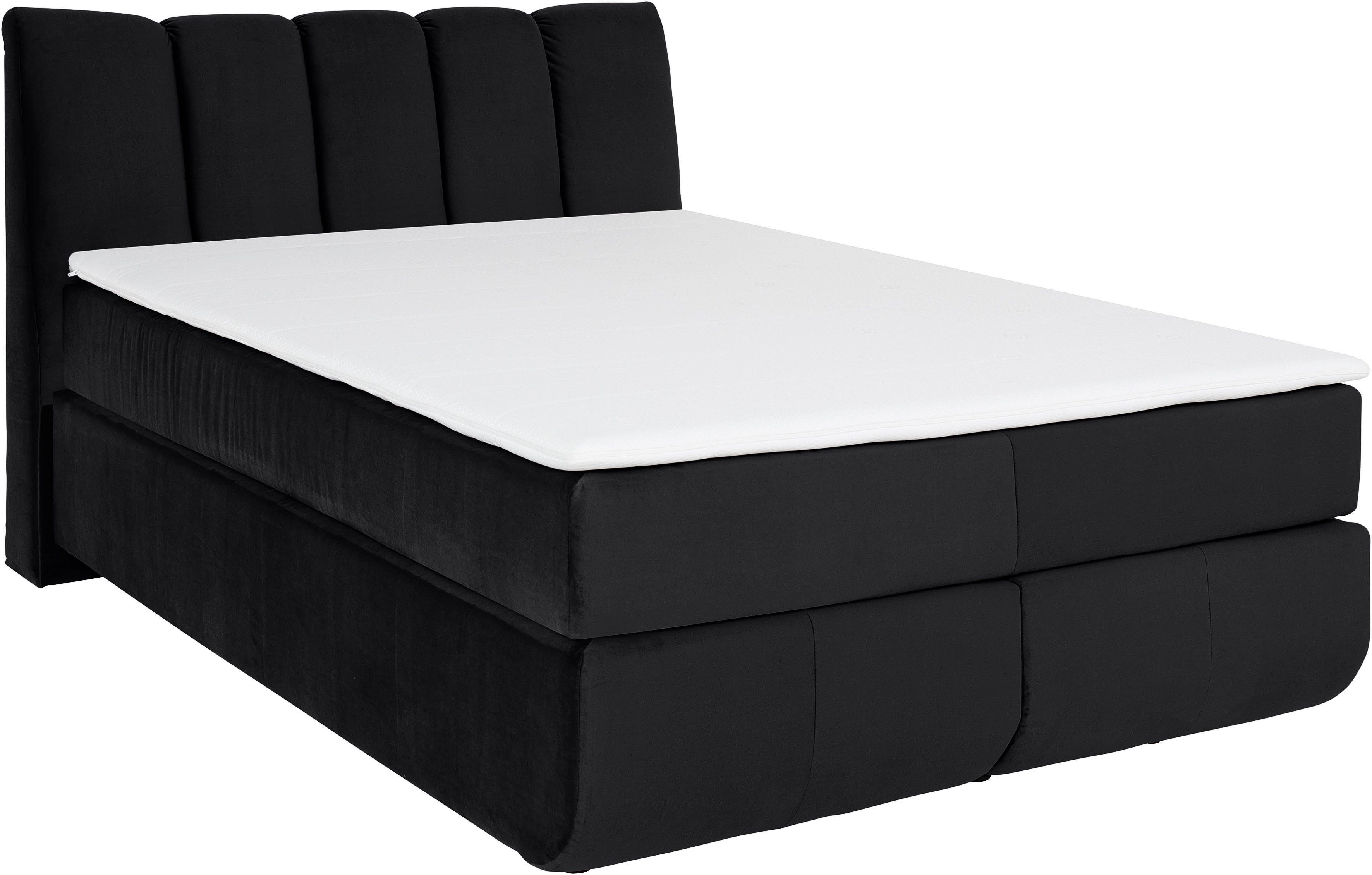 Leonique Boxspring Océane Los van de vloer- werkt vrijzwevend, verschillende hardheden (ook H4)