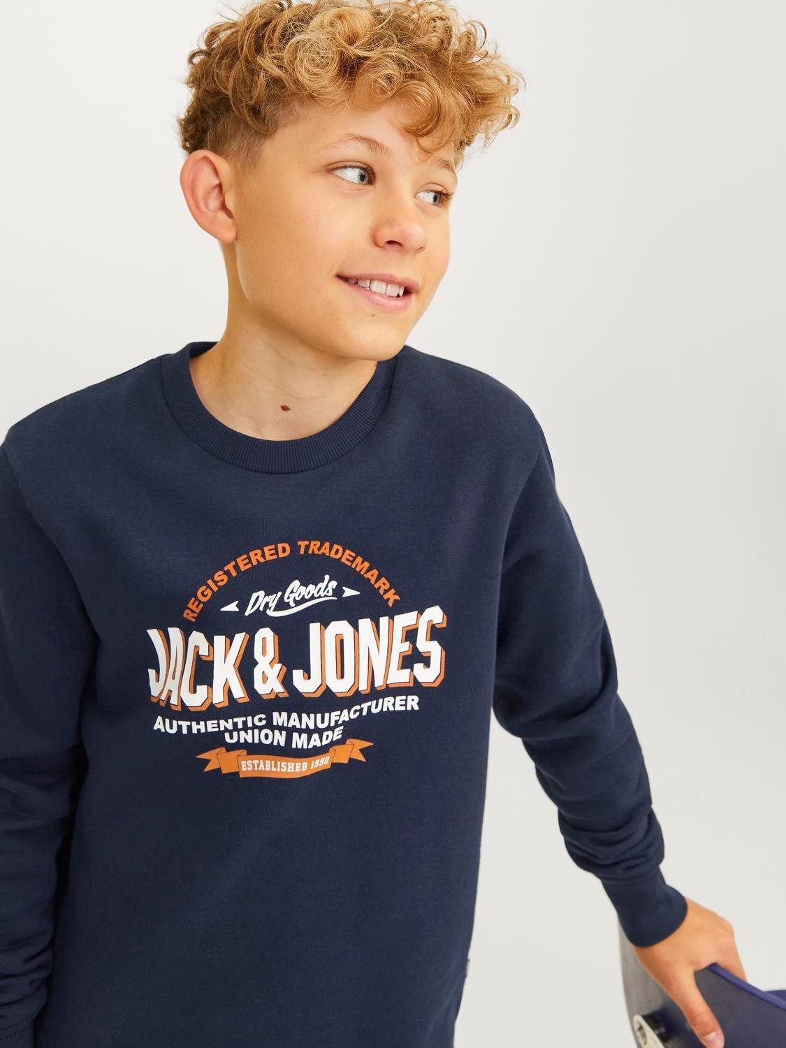 Jack & Jones Junior Sweatshirt JJELOGO SWEAT CREW 2 COL 24/25 NOOS JNR