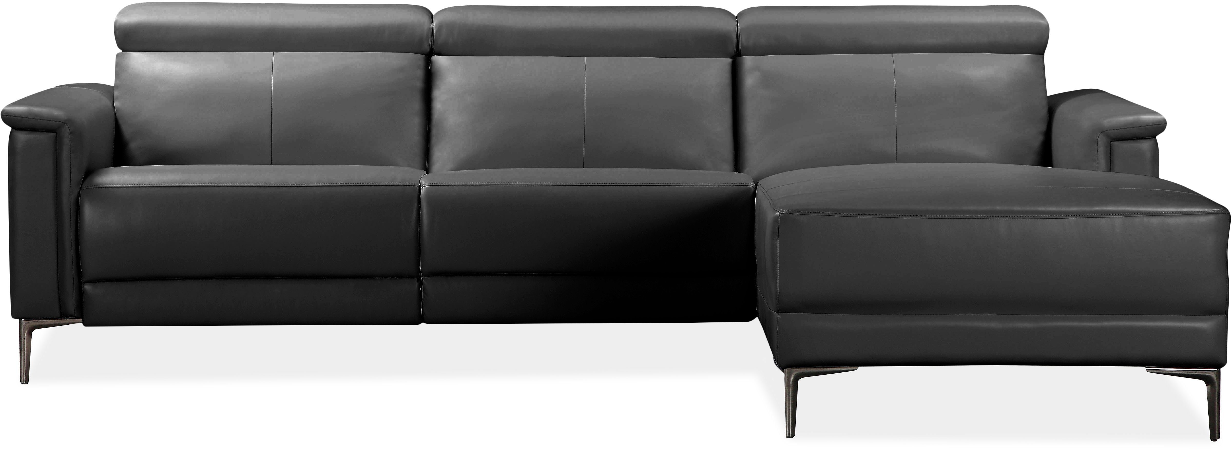 Places of Style Hoekbank Lund, L-vorm, 261 cm, handmatige of elektrische relaxfunctie (met USB-A)