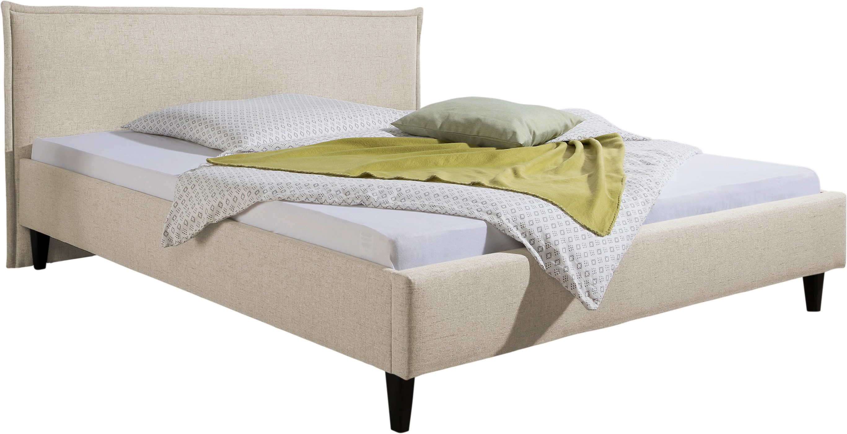 Maintal Gestoffeerd bed Gustine Zijkanten van het bed zelf te monteren, zonder bedkist