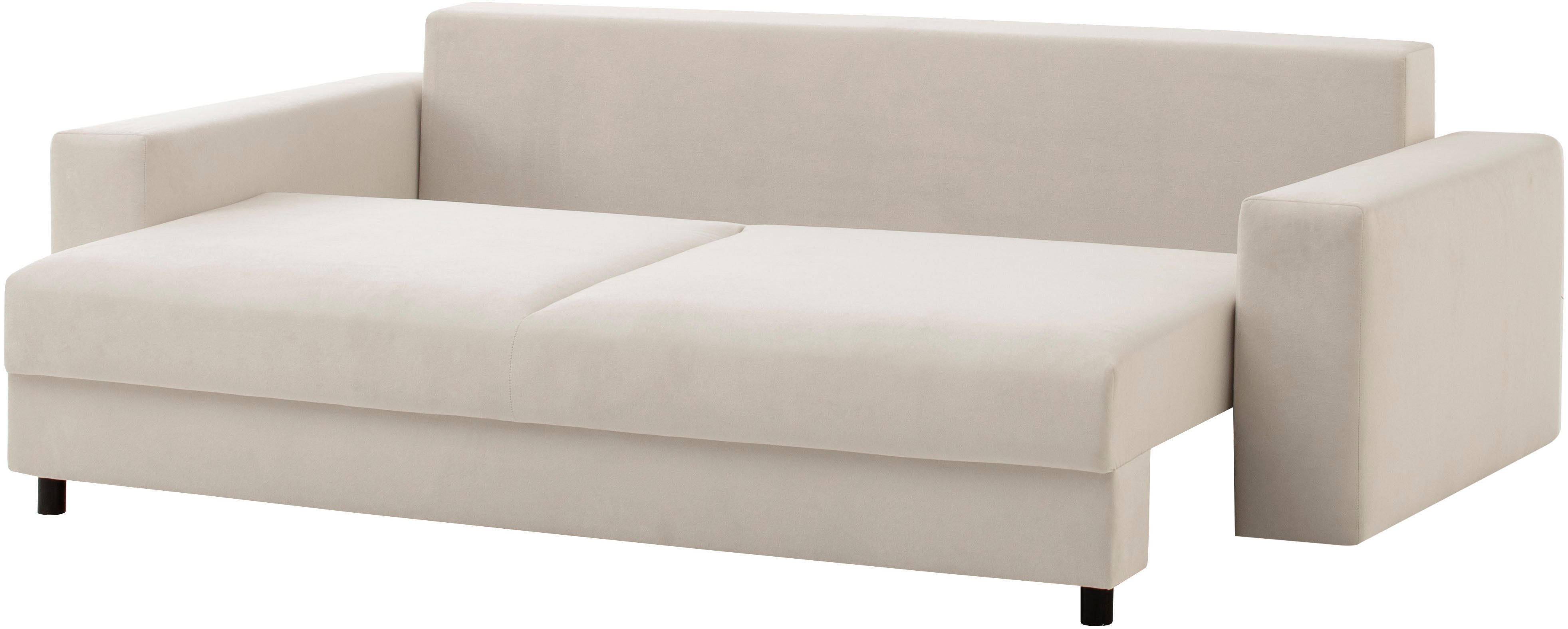 LeGer Home by Lena Gercke Slaapbank Imoga, kussen met slaapfunctie, 3-zits bank, bank met bedlade in moderne kleuren en stoffen, bedfunctie, ligoppervlak: 200x150 cm
