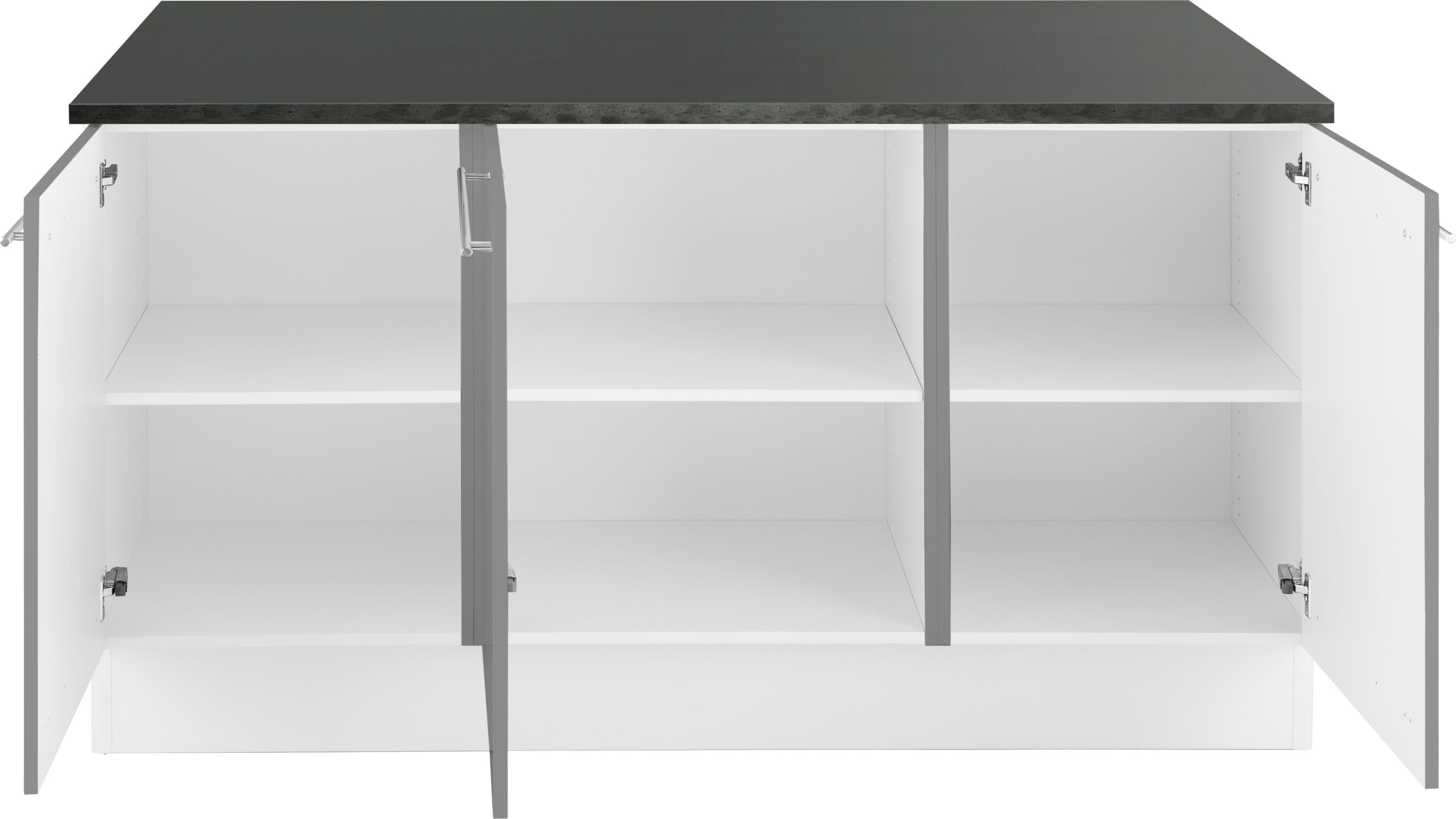 OPTIFIT Kookeiland met balie Bern, breedte 160 cm