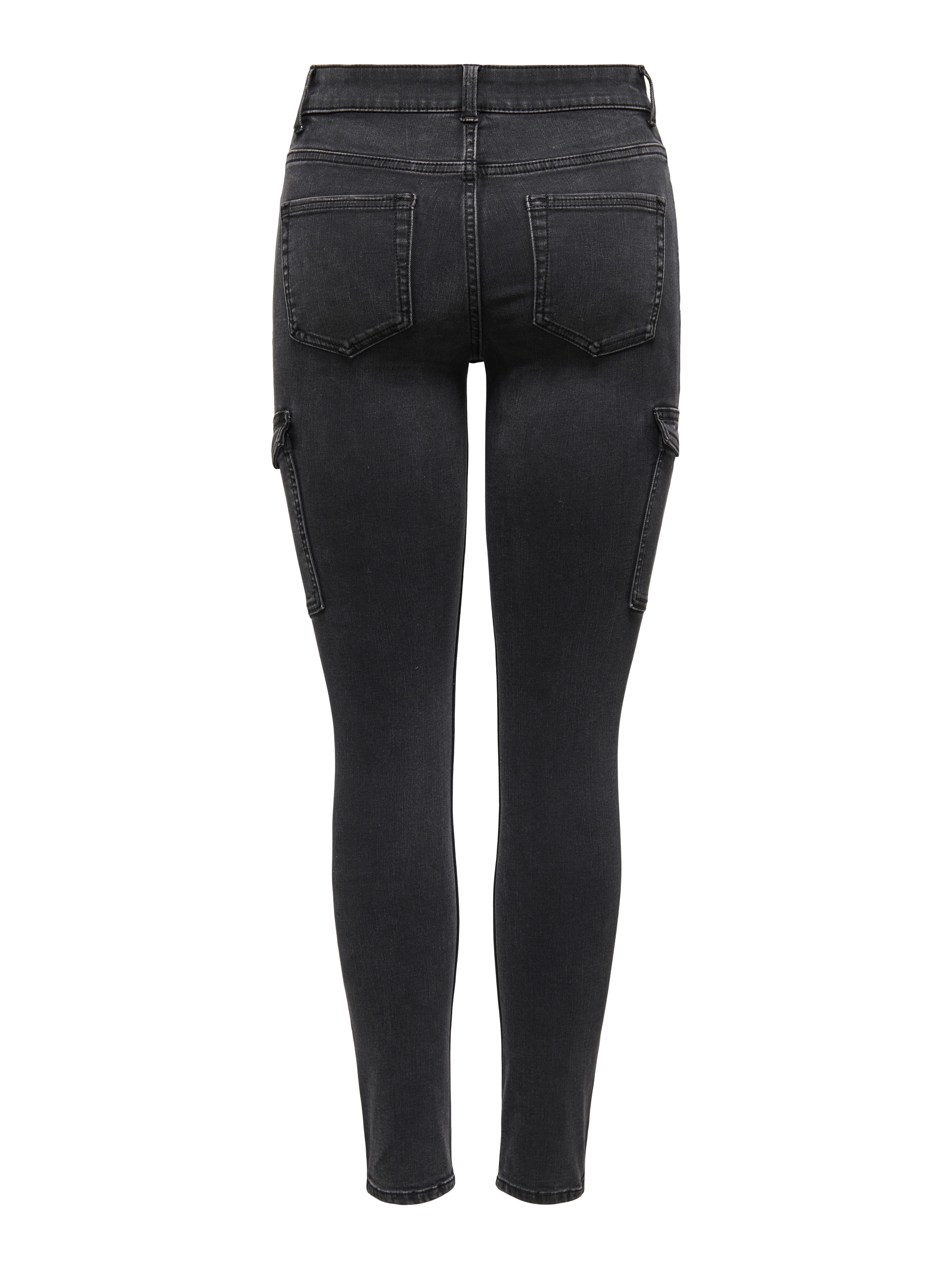Only Skinny fit jeans ONLRUSH MID WAIST SK CARGO DNM