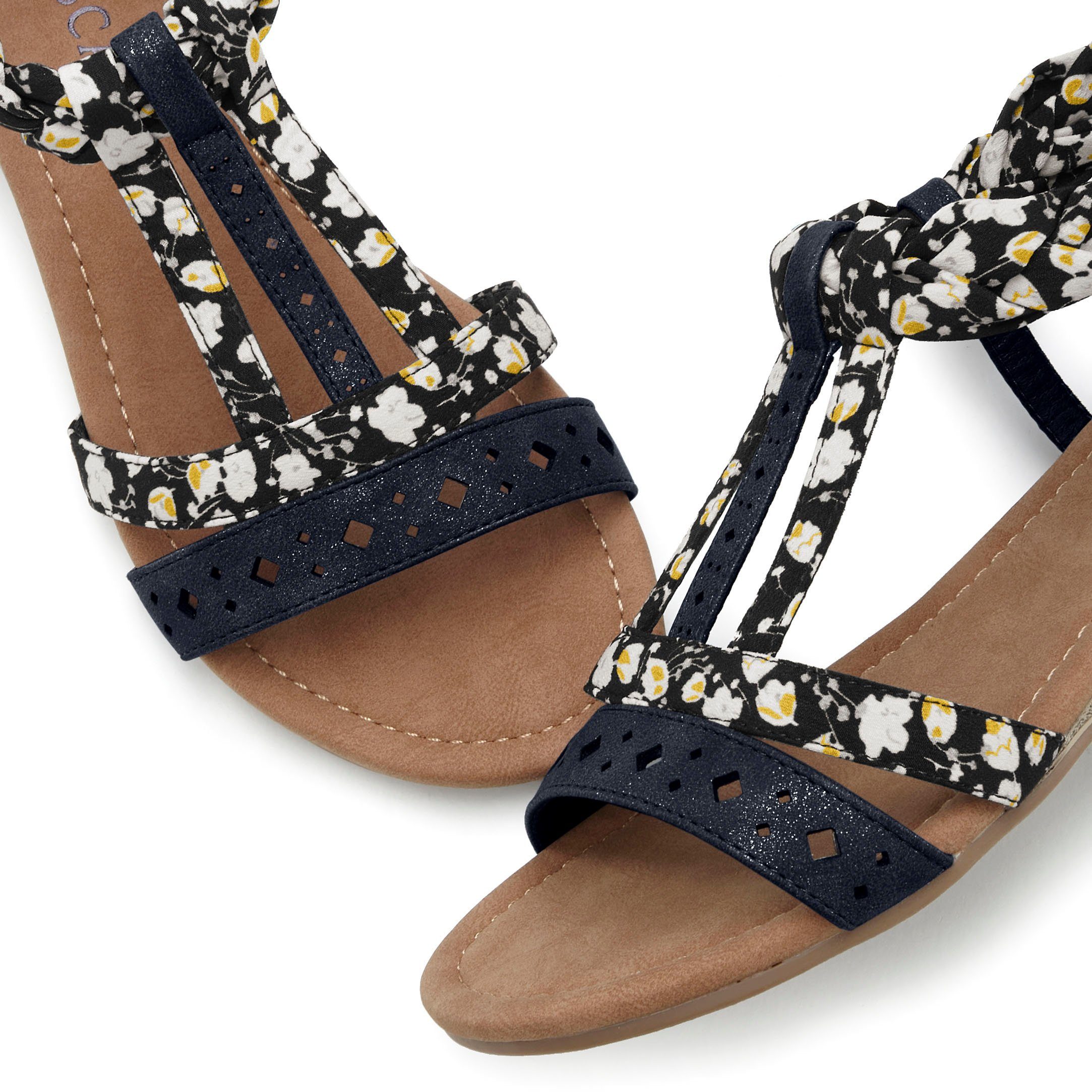 Lascana Sandalen Zomerschoen Sandalette, zomerschoen met banden in festival-look VEGAN