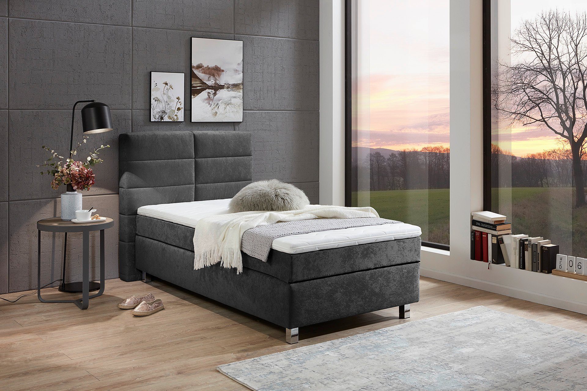 Westfalia Polsterbetten Boxspring naar keuze met topmatras van koudschuim