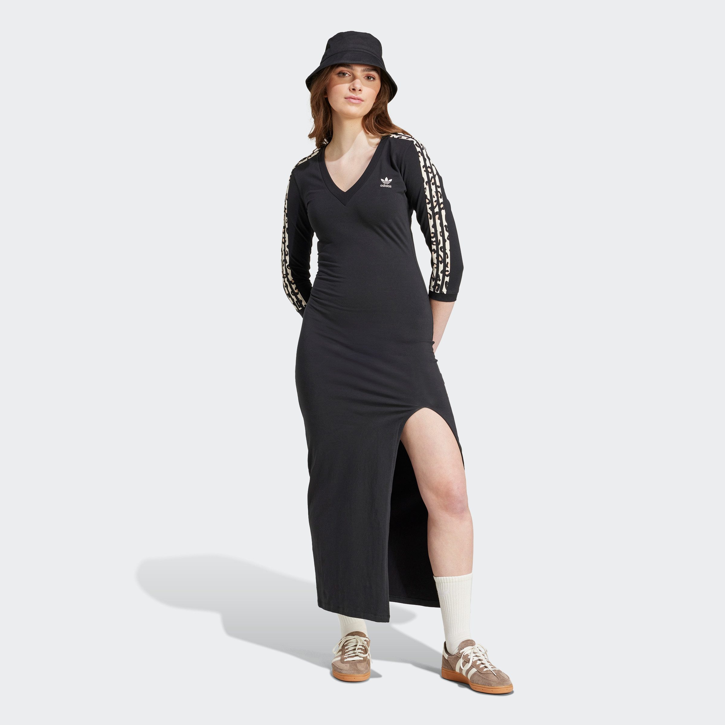 adidas Originals Shirtjurk LEO MAXI DRESS (1-delig)