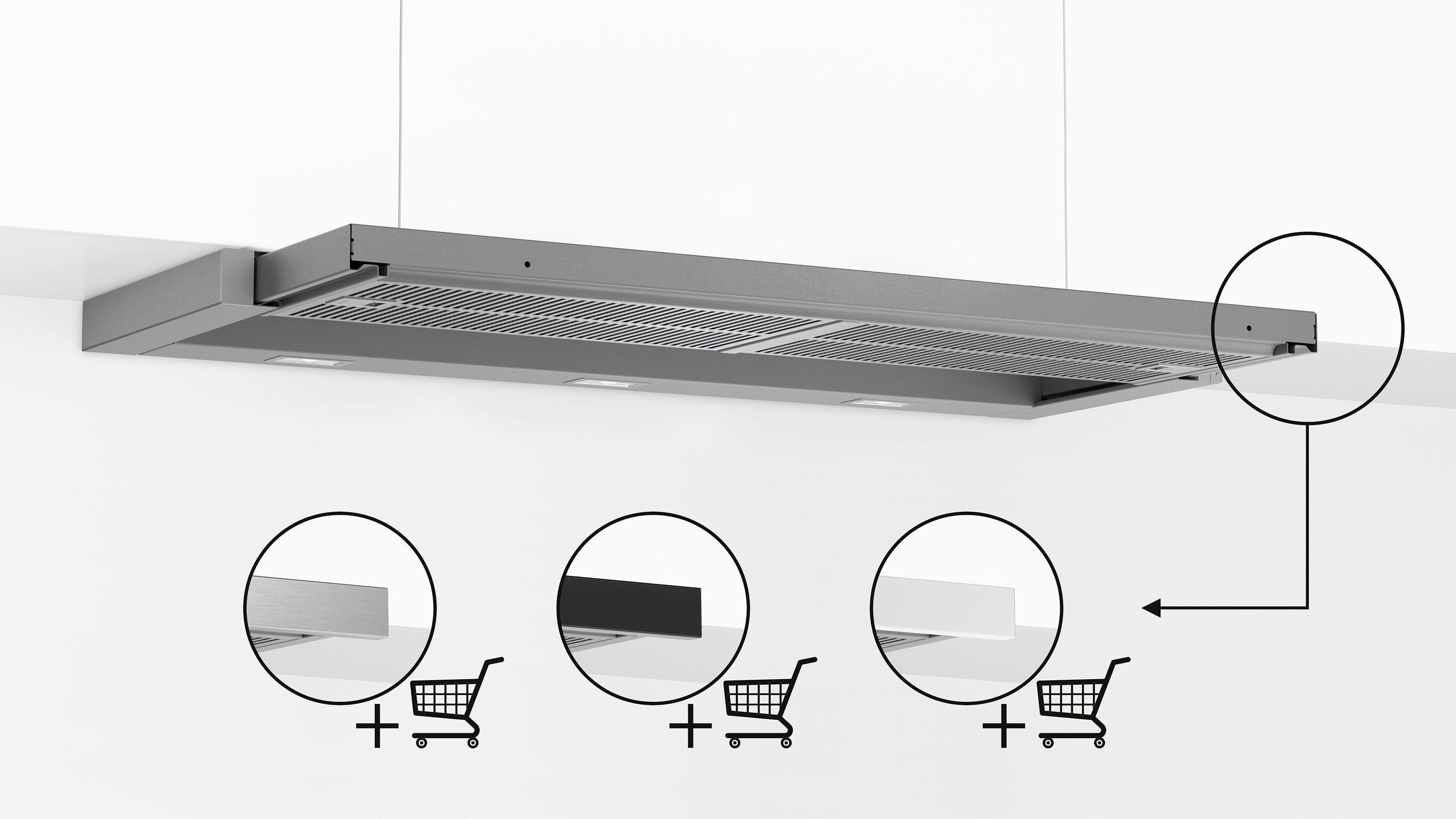 BOSCH Vlakscherm-afzuigkap DFR097A52