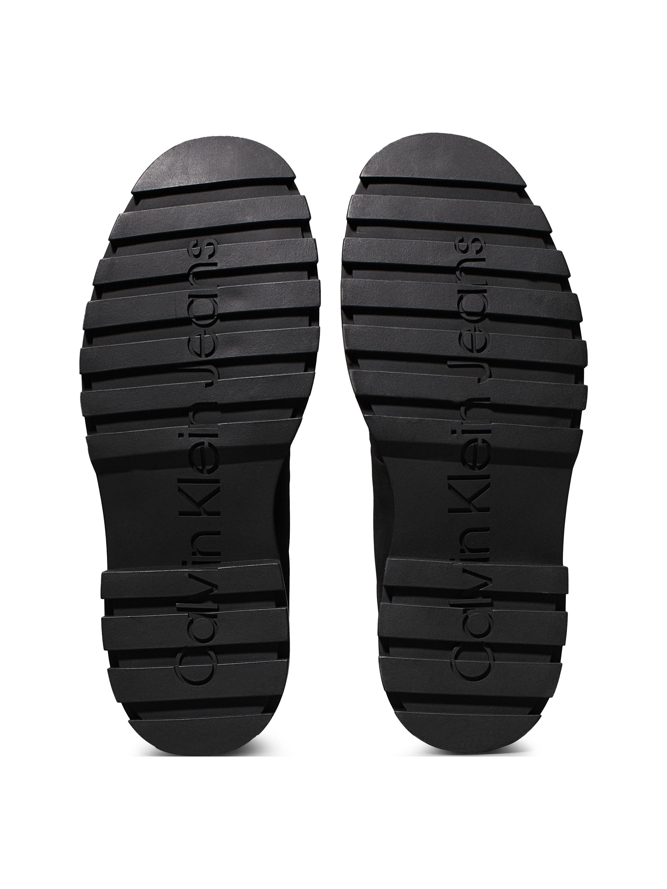 Calvin Klein Veterschoenen LUGGED BOOT LACEUP REBELLIOUS , veterschoenen, plateaulaarzen, profielzool, met aantrekband