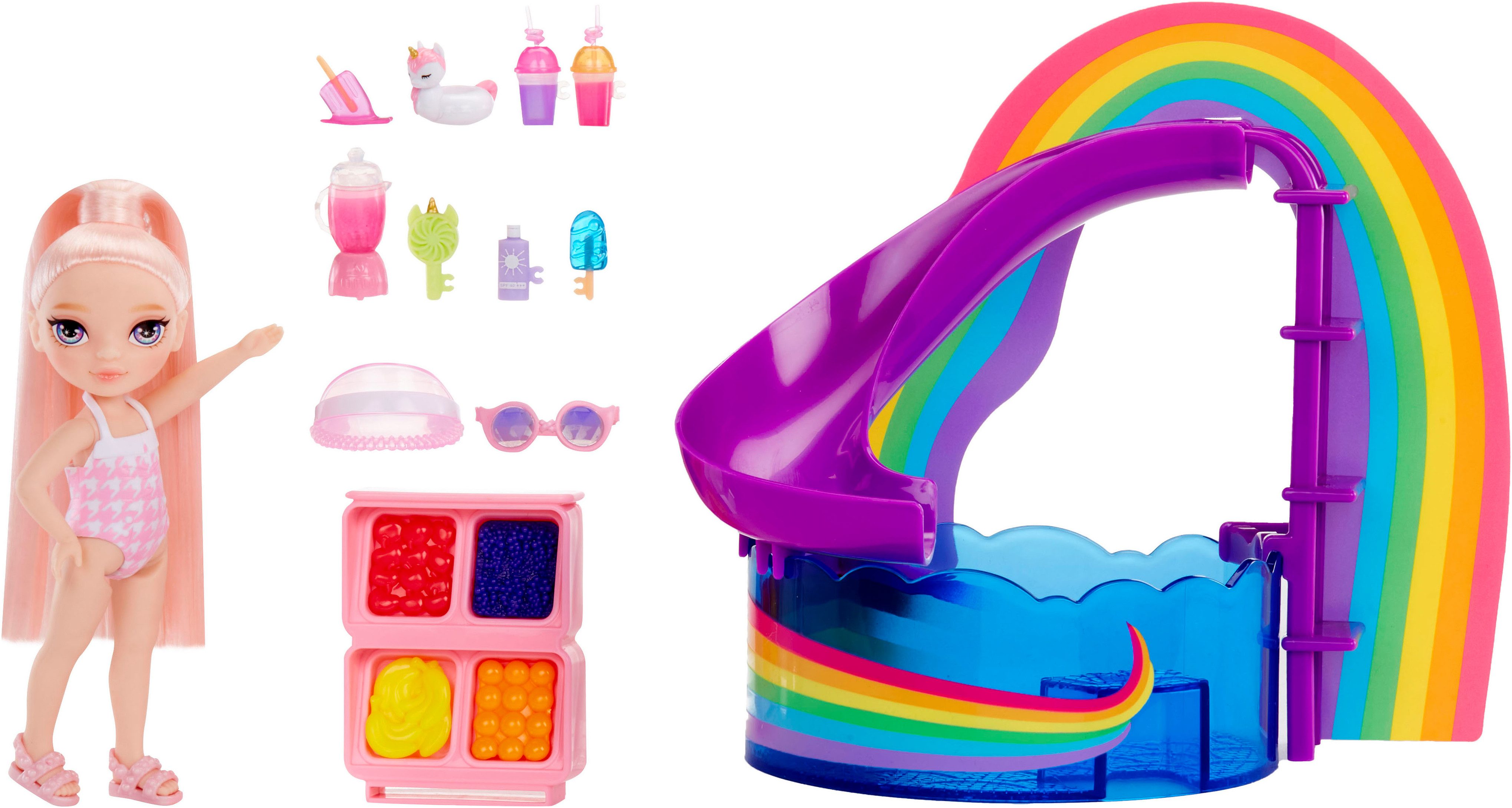 RAINBOW HIGH Mini-pop Rainbow High Little Pool Day with Blush Playset