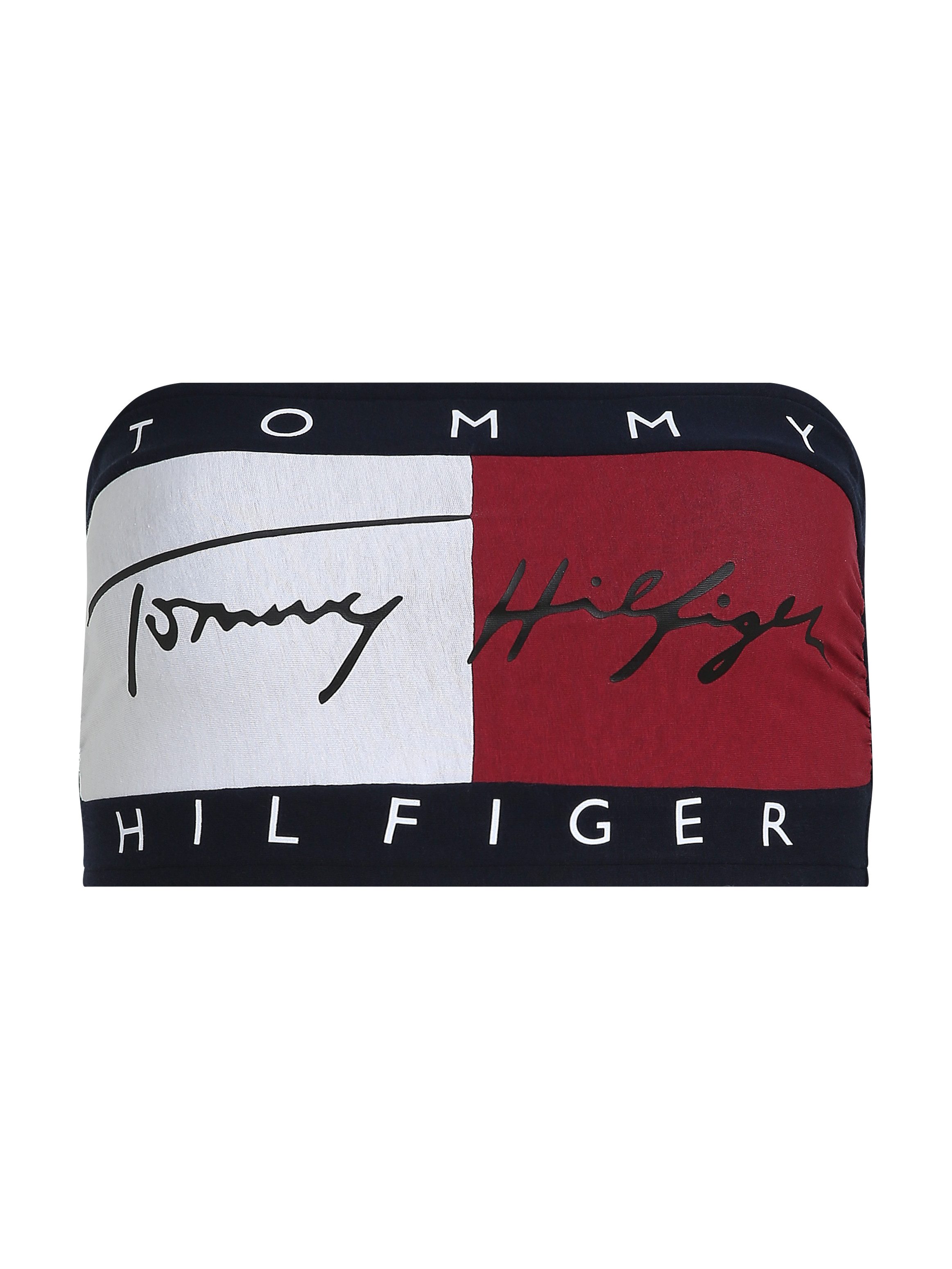 Tommy Hilfiger Underwear Bandeau-bh Bandeau in colorblock-look, iconische tommy stijl aliyah hip hop straat