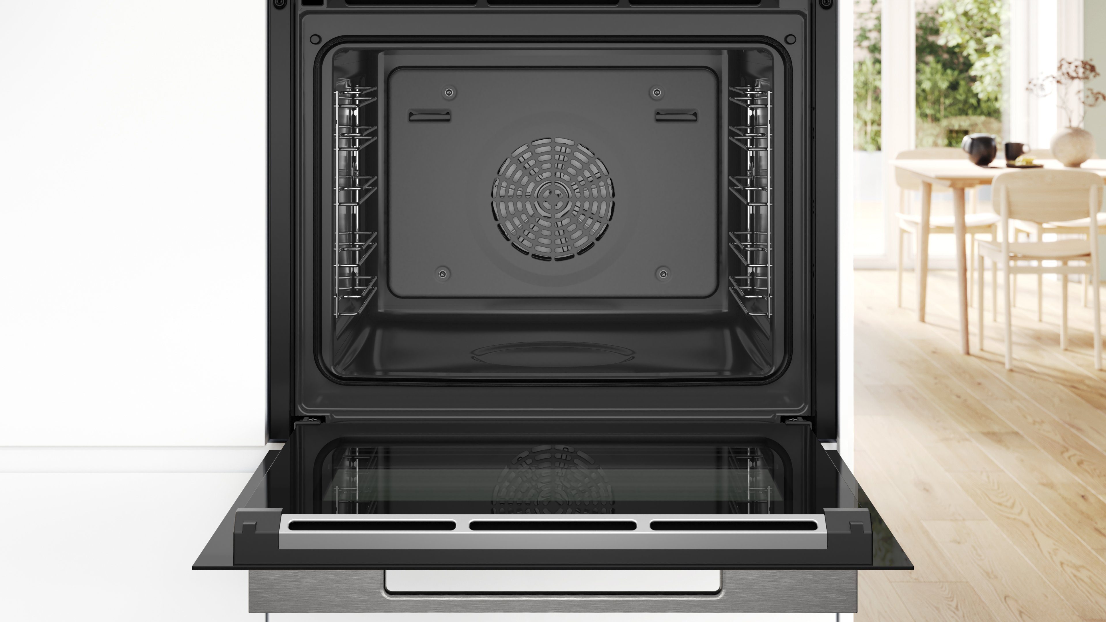 BOSCH Inbouw stoomoven HSG7364B1 AirFry-functie