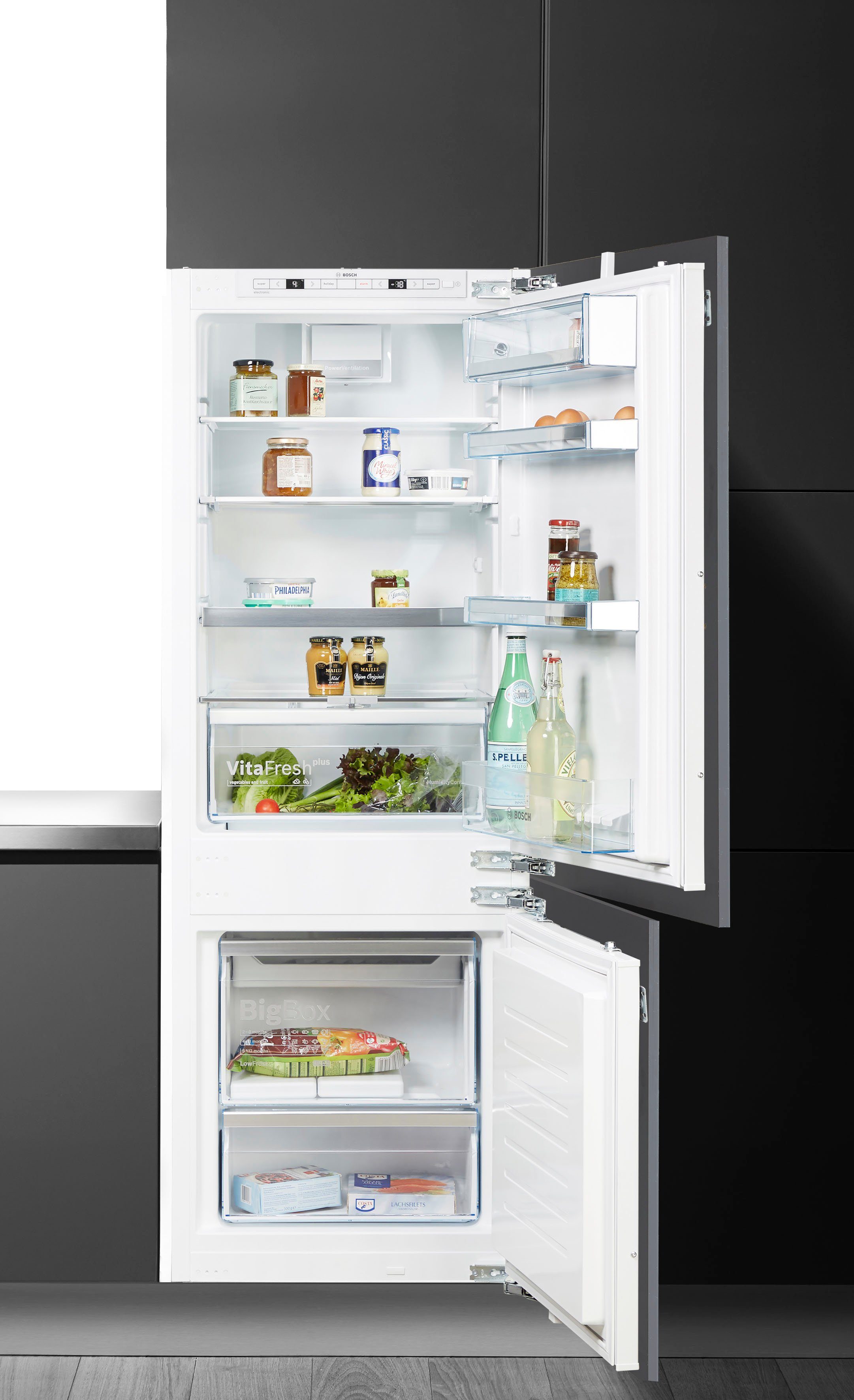 BOSCH Inbouw koel-vriescombinatie KIS77ADD0, 157,8 cm x 55,8 cm
