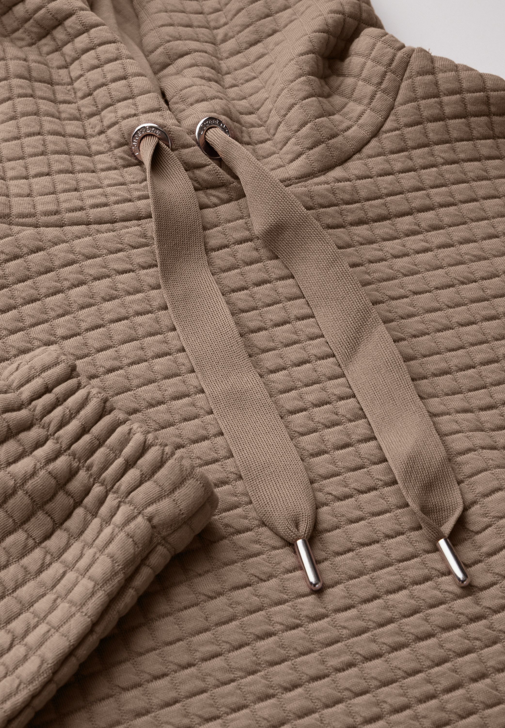 STREET ONE Hoodie met structuurpatroon