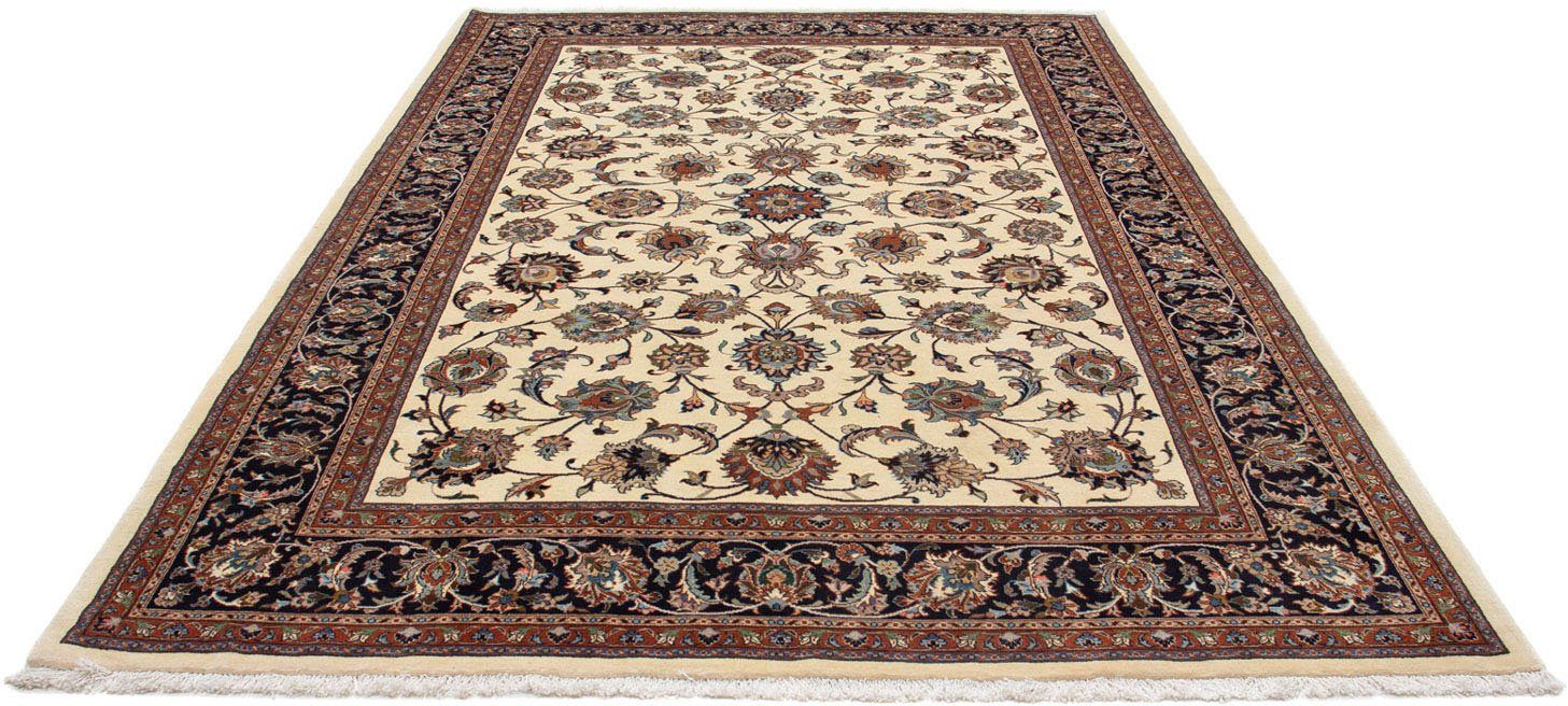 morgenland Wollen kleed Kaschmar bloemmotief beige 296 x 202 cm Uniek exemplaar met certificaat