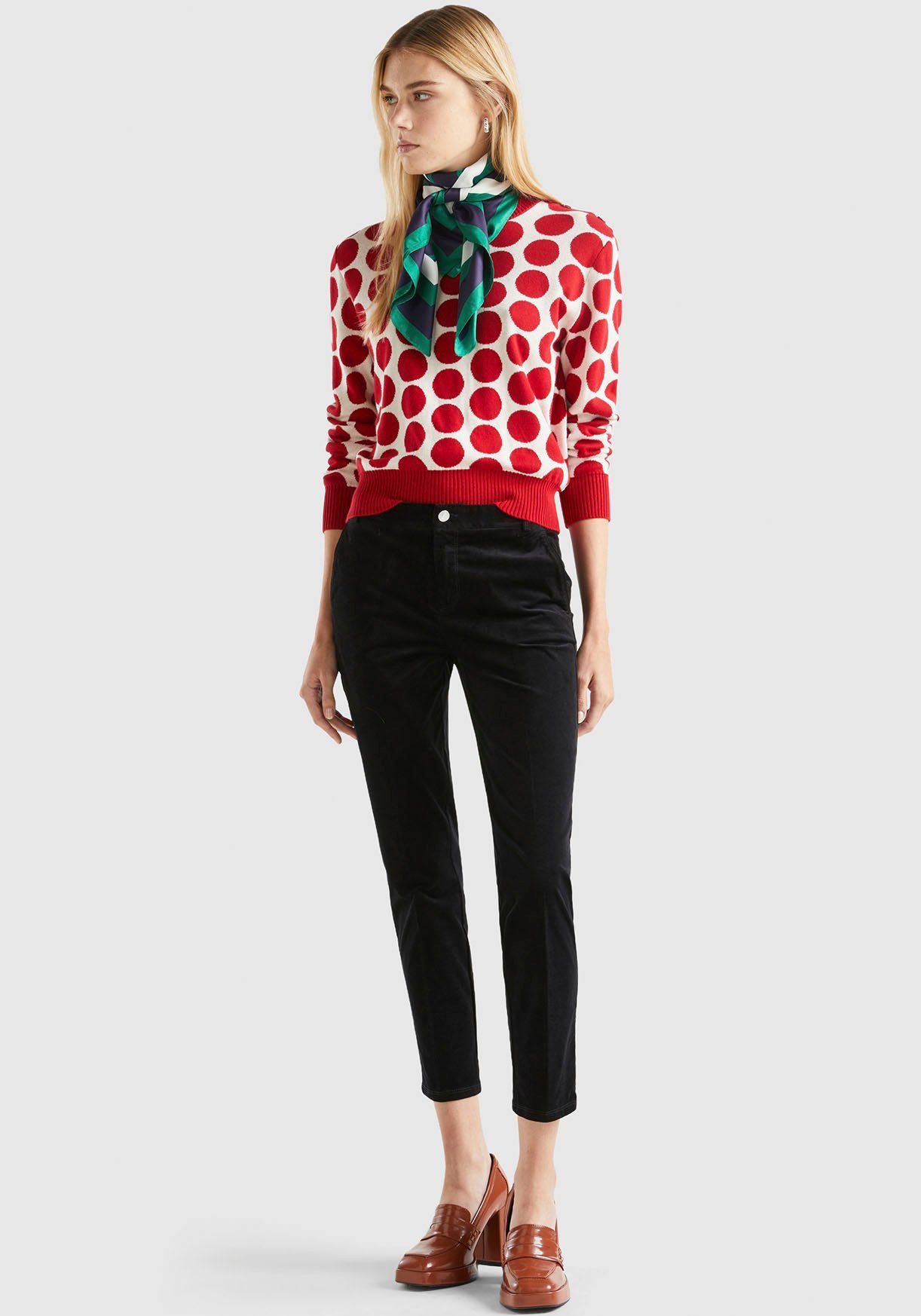United Colors of Benetton Chino in verkorte lengte