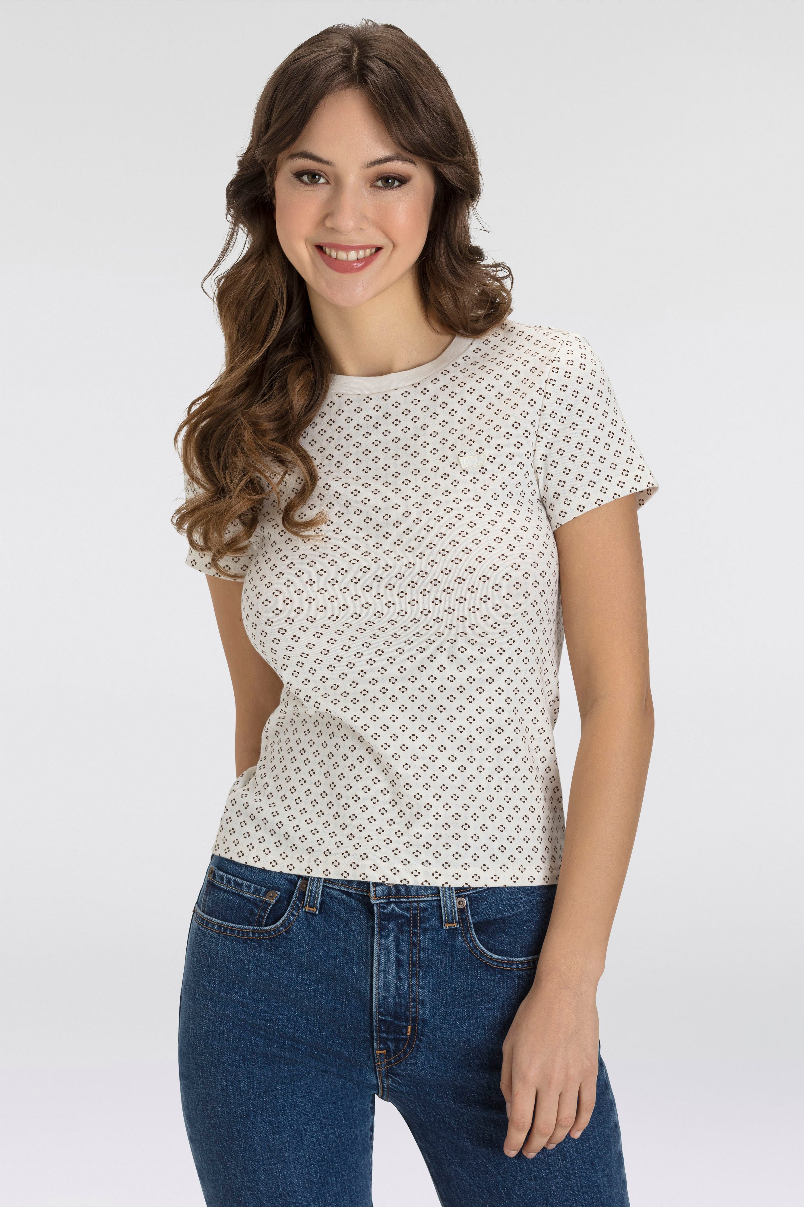 Levi's T-shirt ESSENTIAL HM SS TEE dames t-shirts maat S (36)