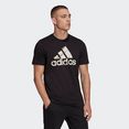 adidas performance t-shirt essentials single jersey camo print zwart