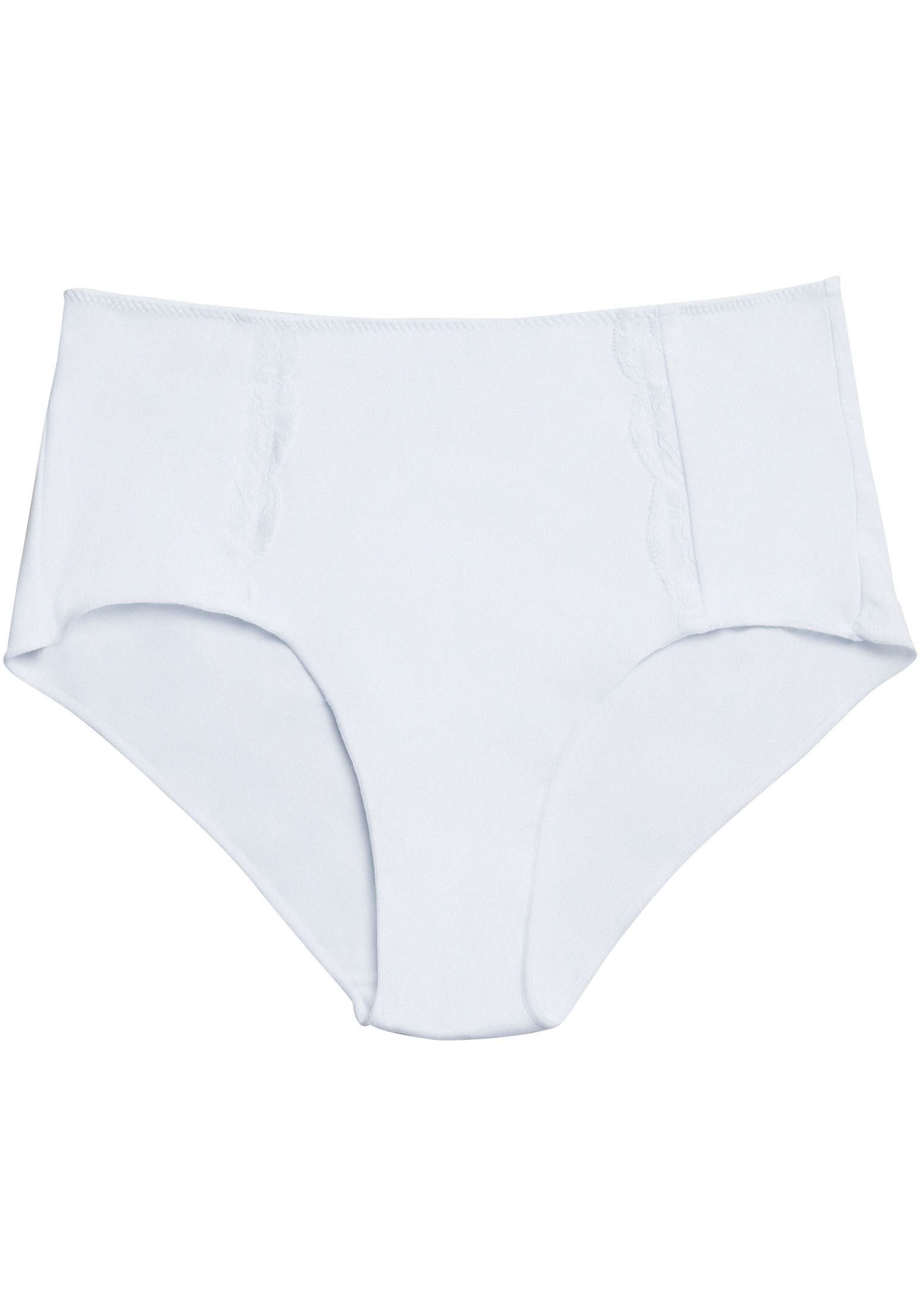 YSABEL MORA Maxislip BASIC COLLECTION COTTON WITH LACE met romantische touch door kant-applicaties (Set van 3)