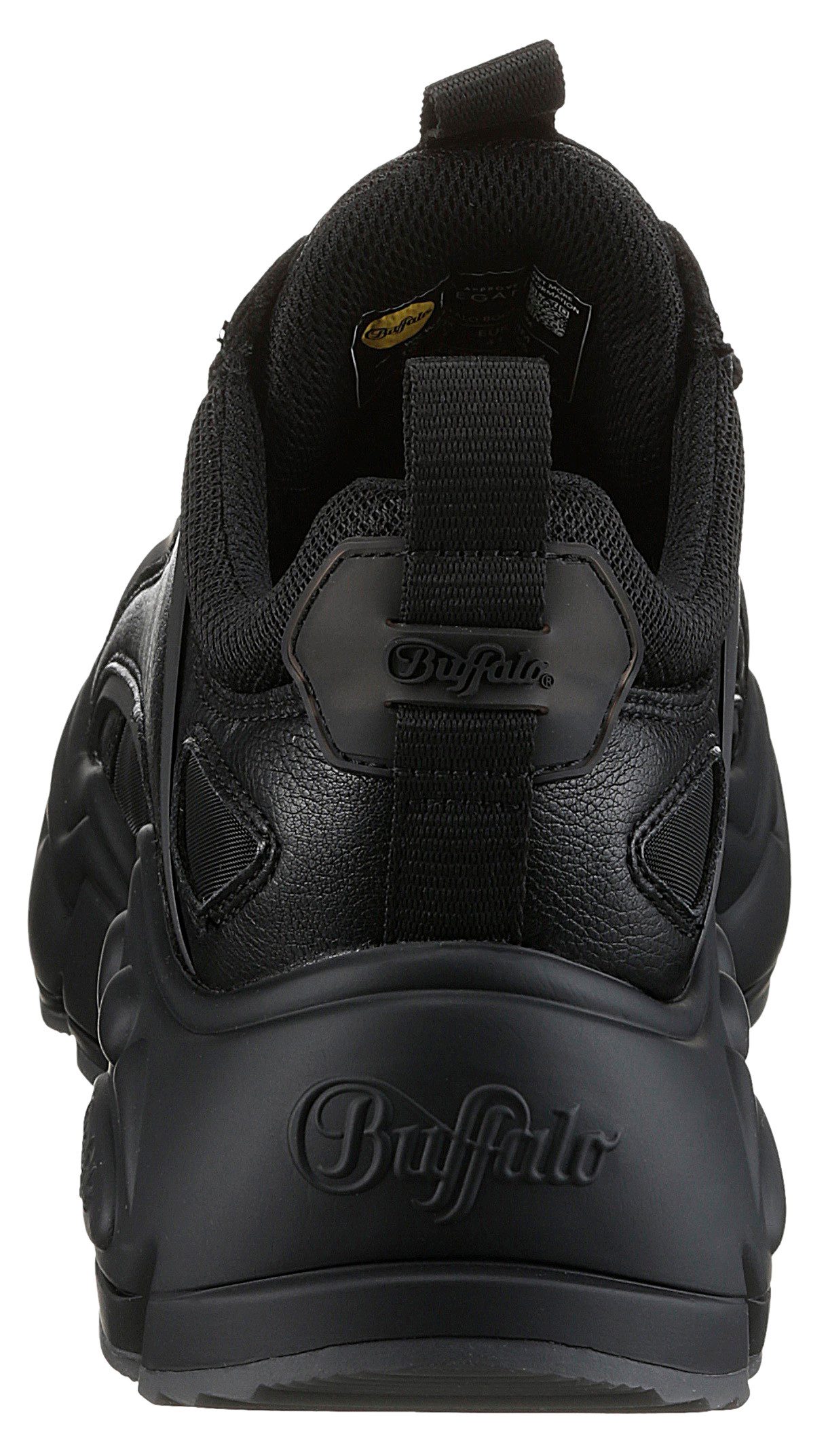 Buffalo Plateausneakers BINARY lage schoen, veterschoen, chunky sneaker in monochrome uitstraling