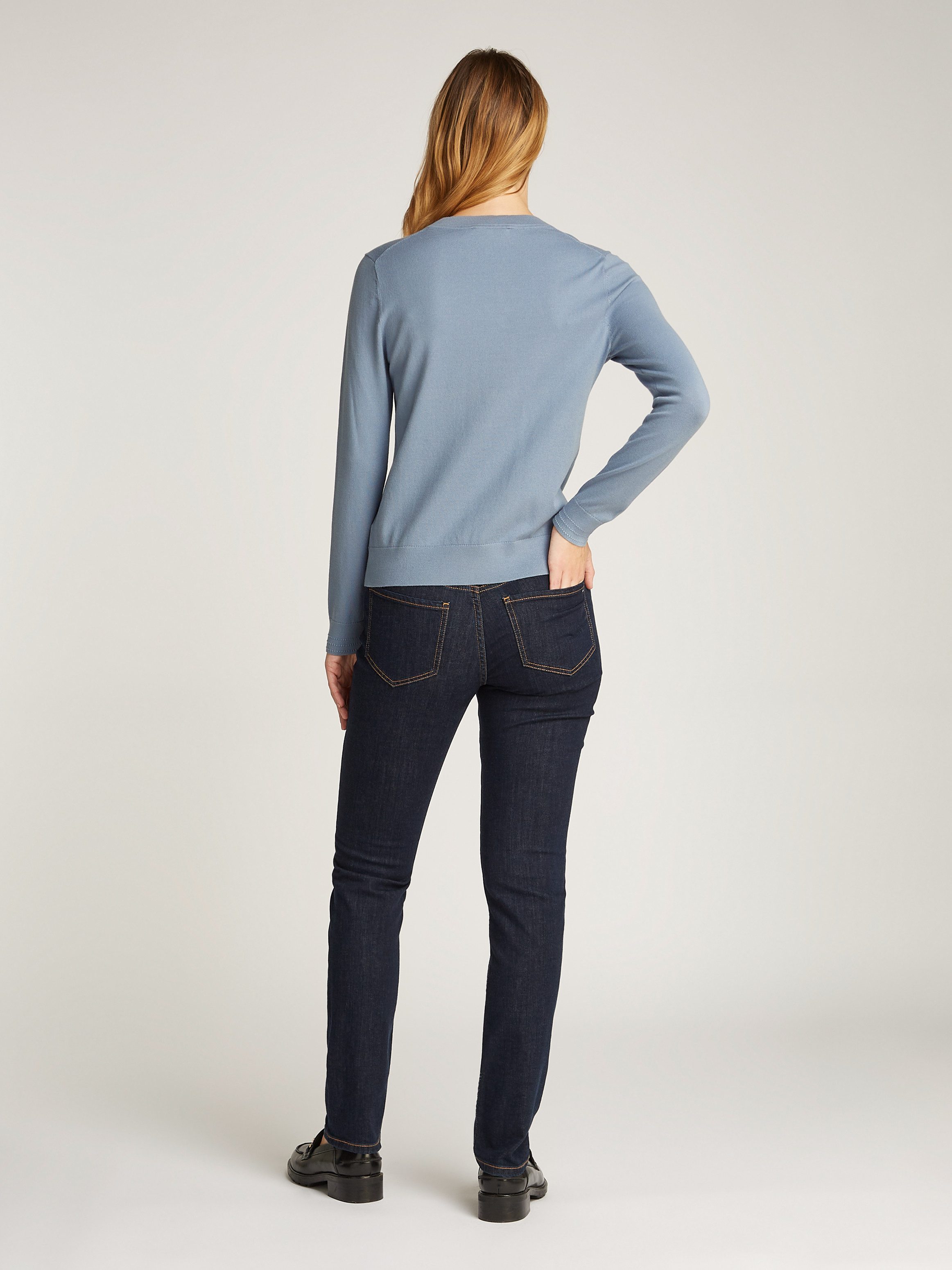 Tommy Hilfiger Trui met ronde hals CO JERSEY STITCH LS C-NK SWT