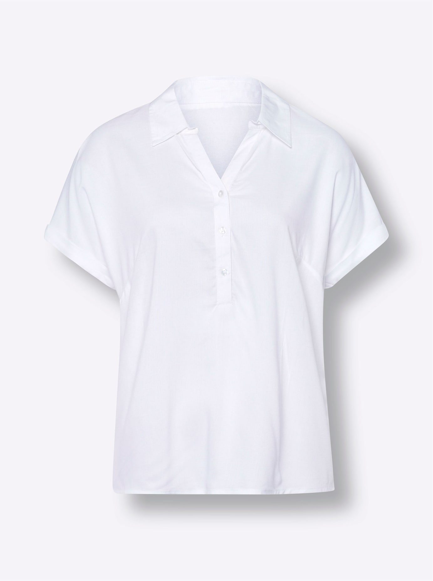 Classic Basics Blouse met korte mouwen