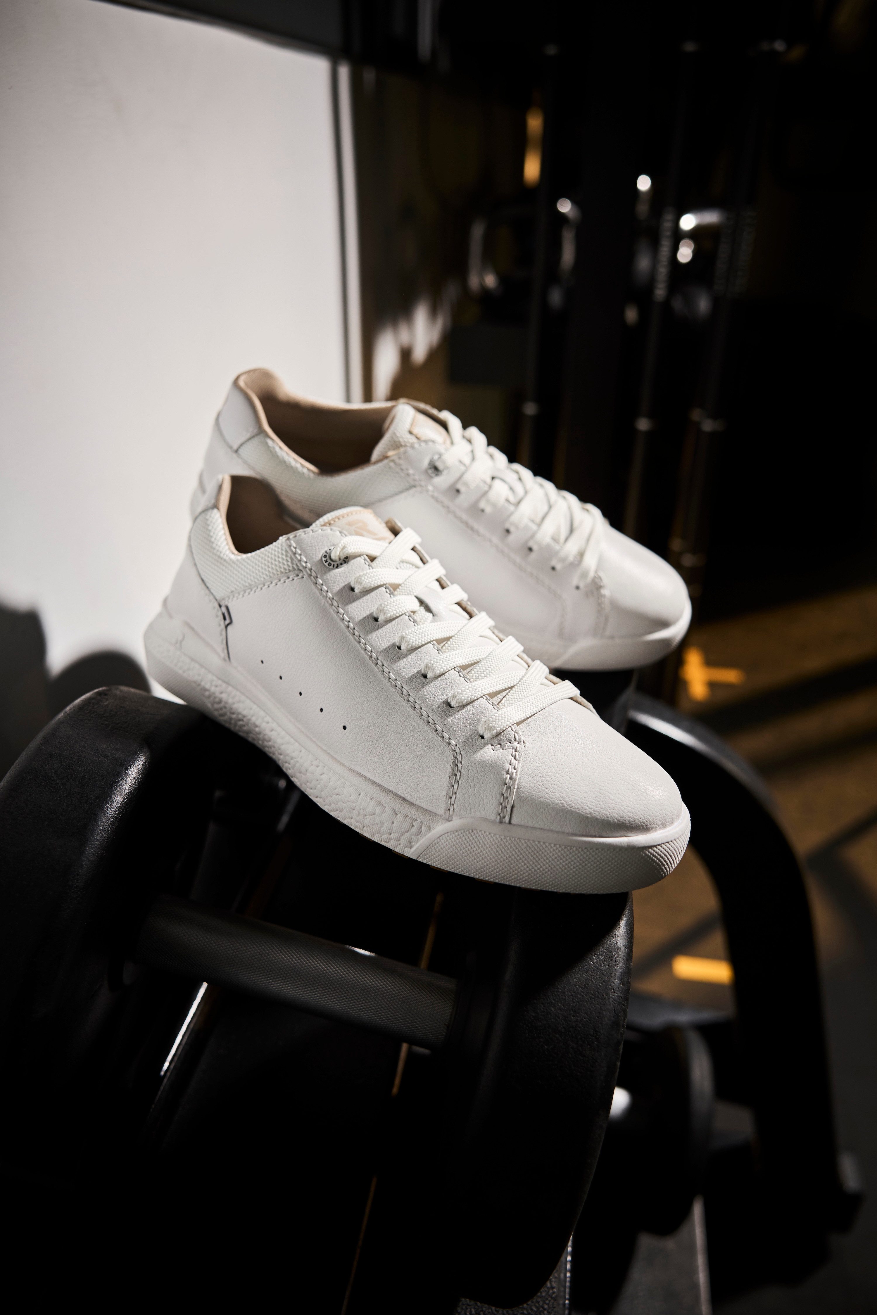RIEKER Sport Sneakers met gepolsterde schaprand, vrijetijdsschoen, lage schoen, veterschoen