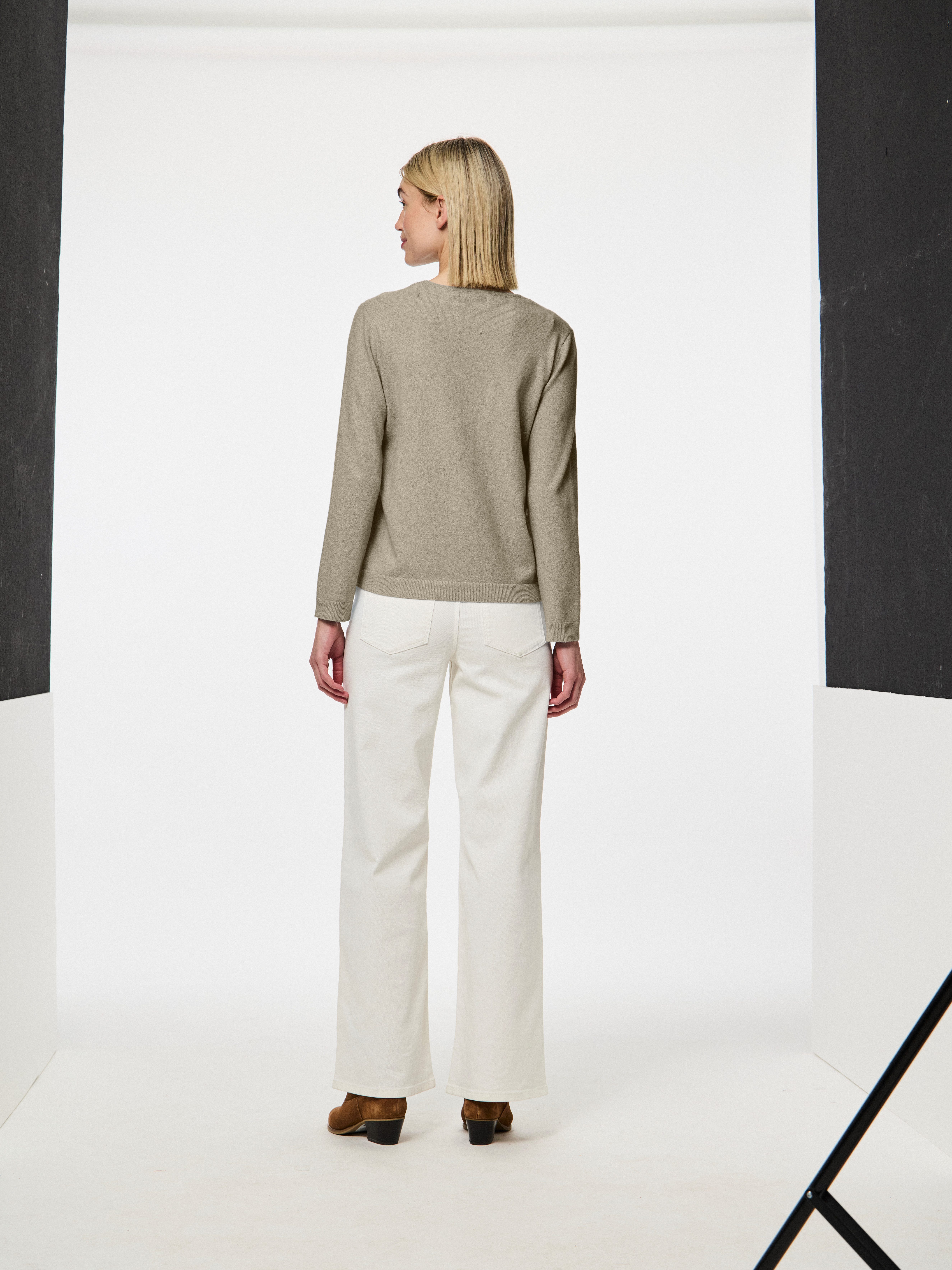 pieces Trui met V-hals PCBREE LS V-NECK KNIT NOOS BC