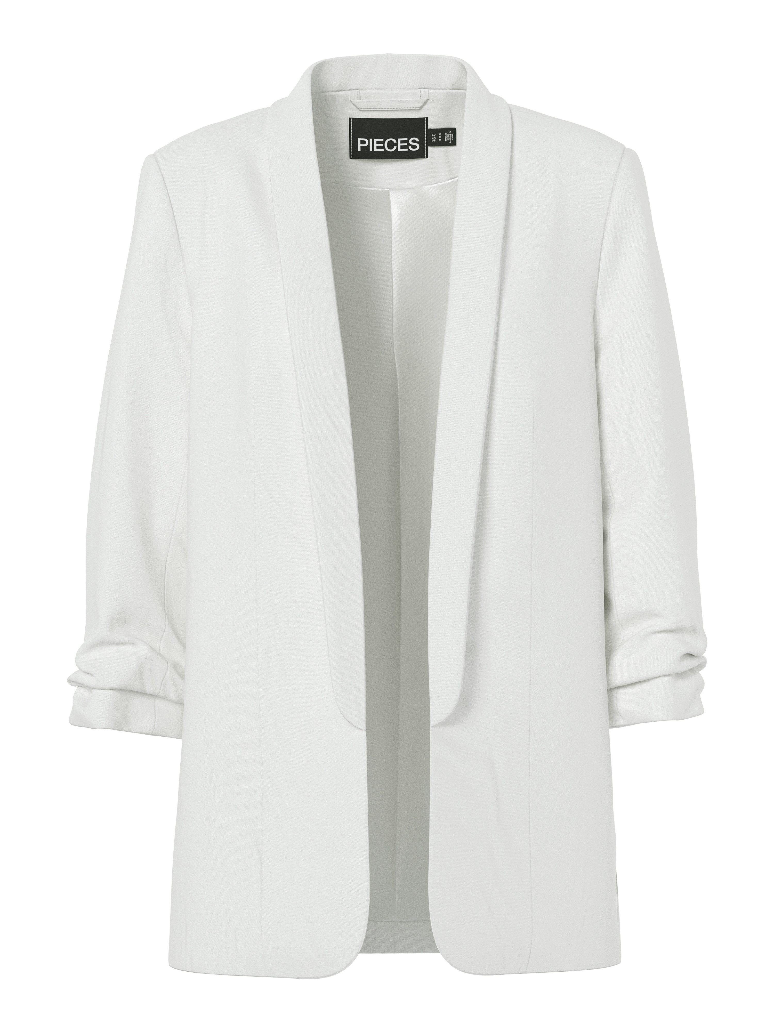 pieces Blouseblazer PCBOSELLA 3/4 BLAZER NOOS met plooidetail op de mouw