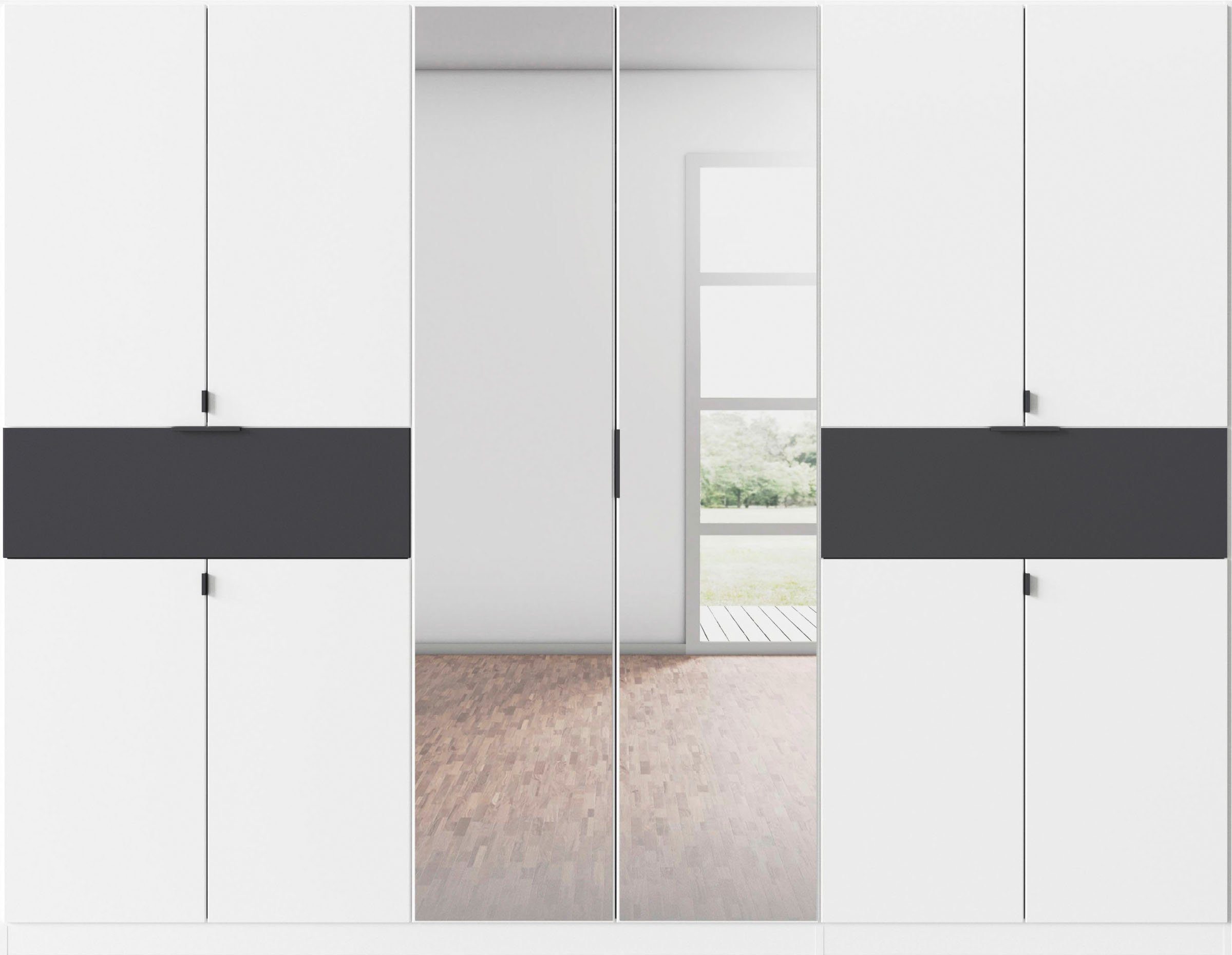 rauch Draaideurkast Kledingkast kast garderobe waskast TICAO met 2 ruime lades, veel opbergruimte made in germany