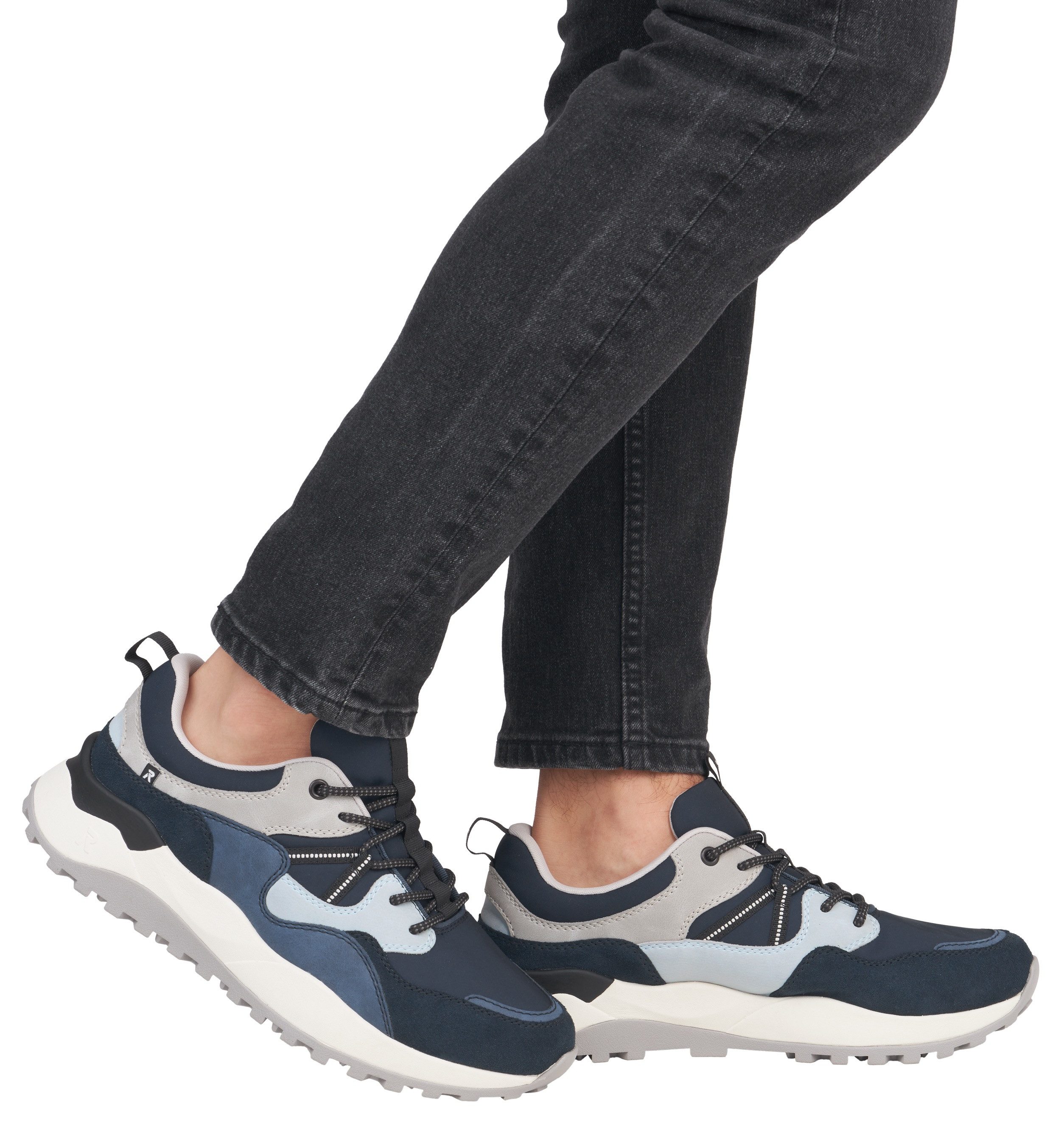 RIEKER Sport Slip-on sneakers Castello , lage schoen, vrijetijdsschoen, slip-in met uitneembare zachte inlegzool