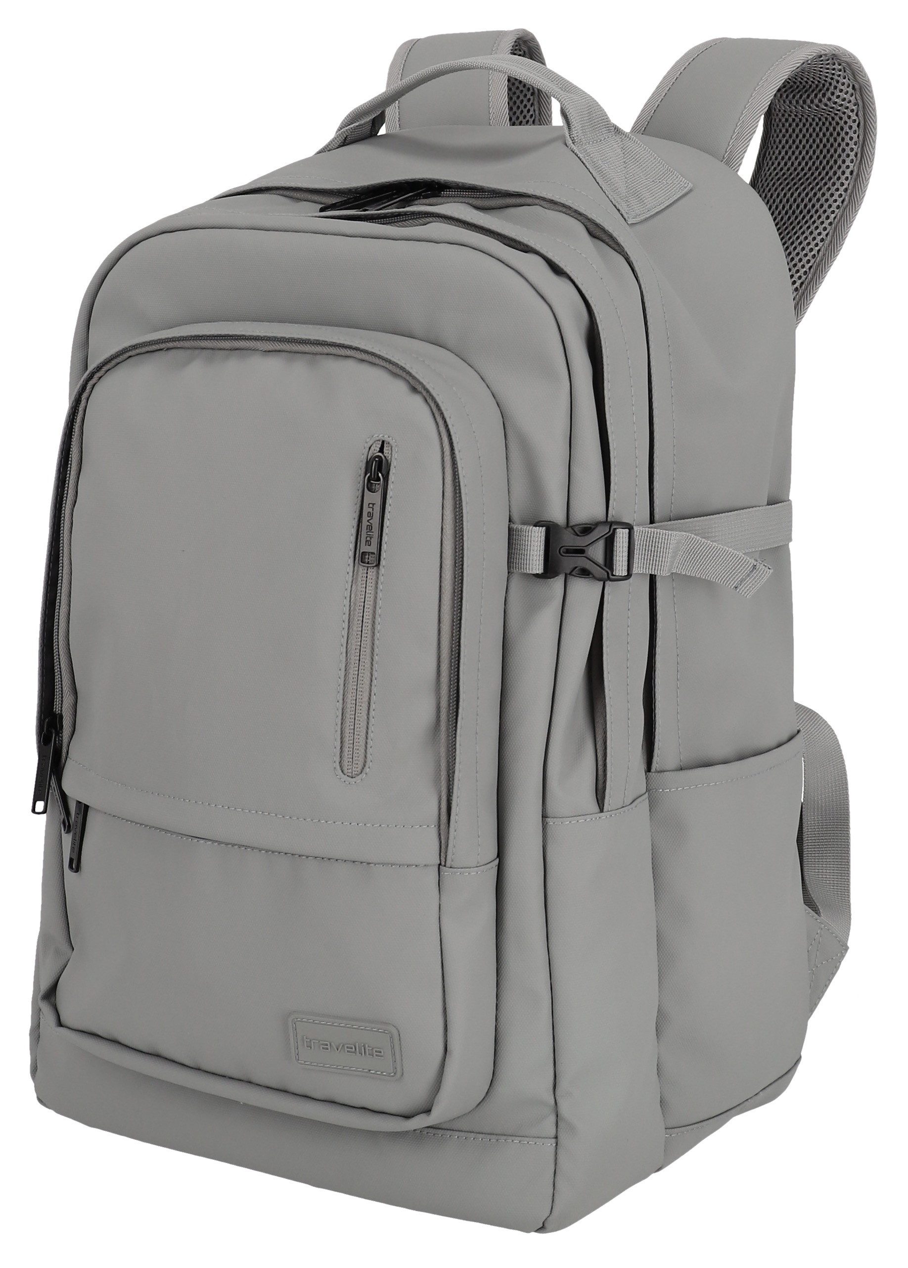 travelite Vrijetijdsrugzak BASICS rugzak zeildoek Schoolrugzak werkrugzak reiserugzak met 15 6 inch laptopvak