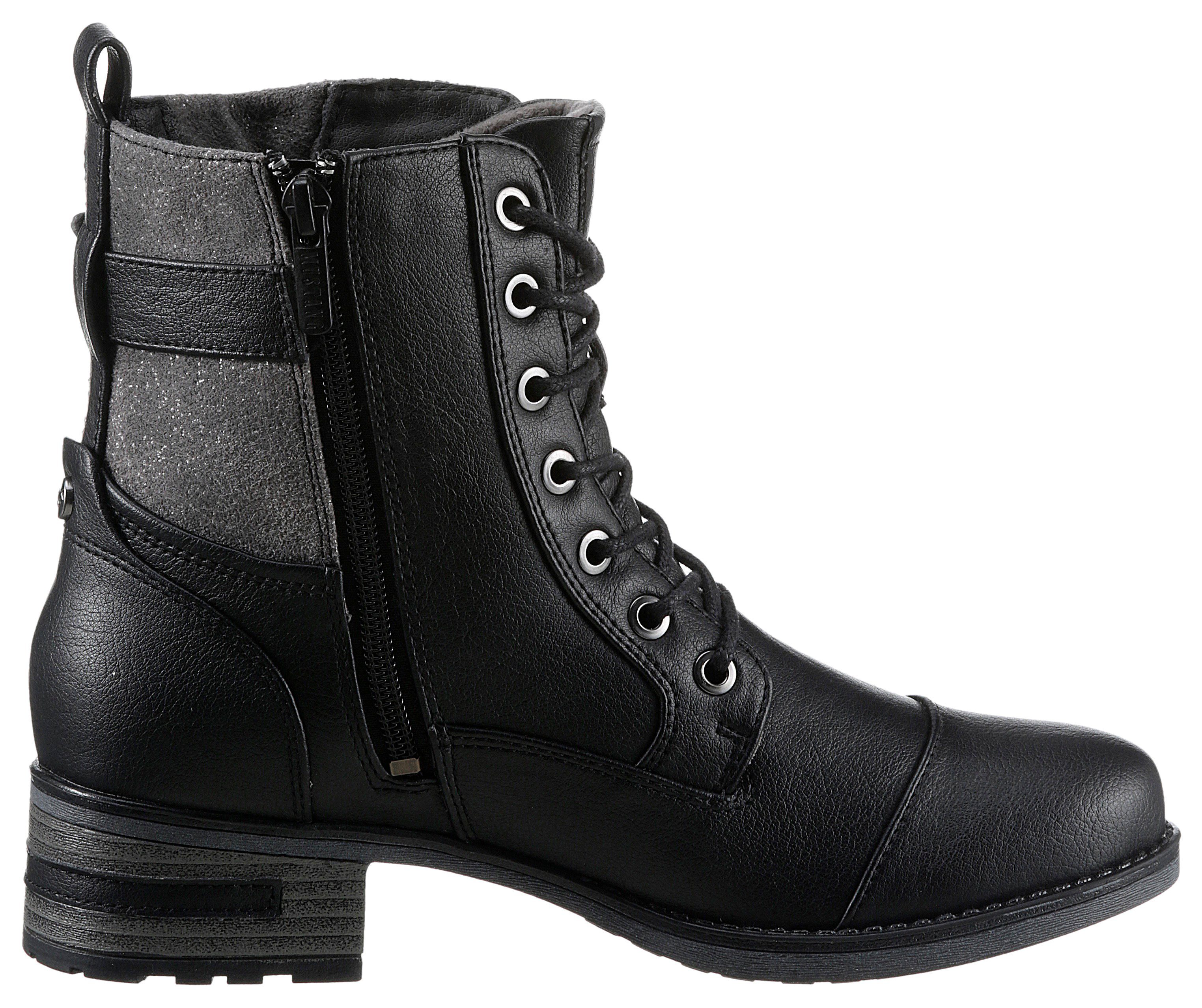 Mustang Shoes Veterlaarsjes met ritssluiting aan de binnenkant