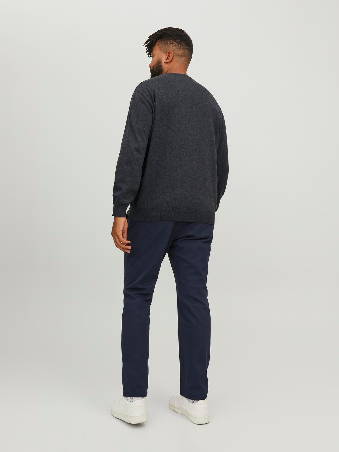 Jack & Jones PlusSize Gebreide trui JJEBASIC KNIT CREW NECK NOOS PLS
