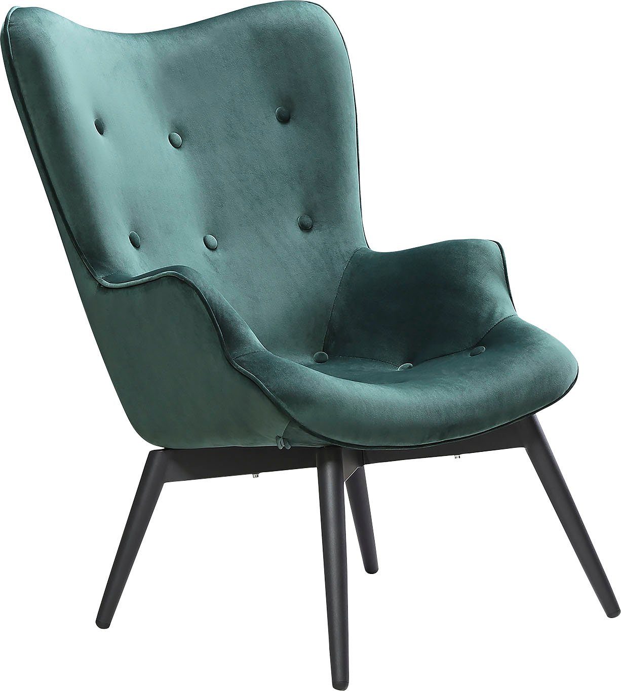 SalesFever Fauteuil Decoratieve knopen in de rugleuning (1 stuk)
