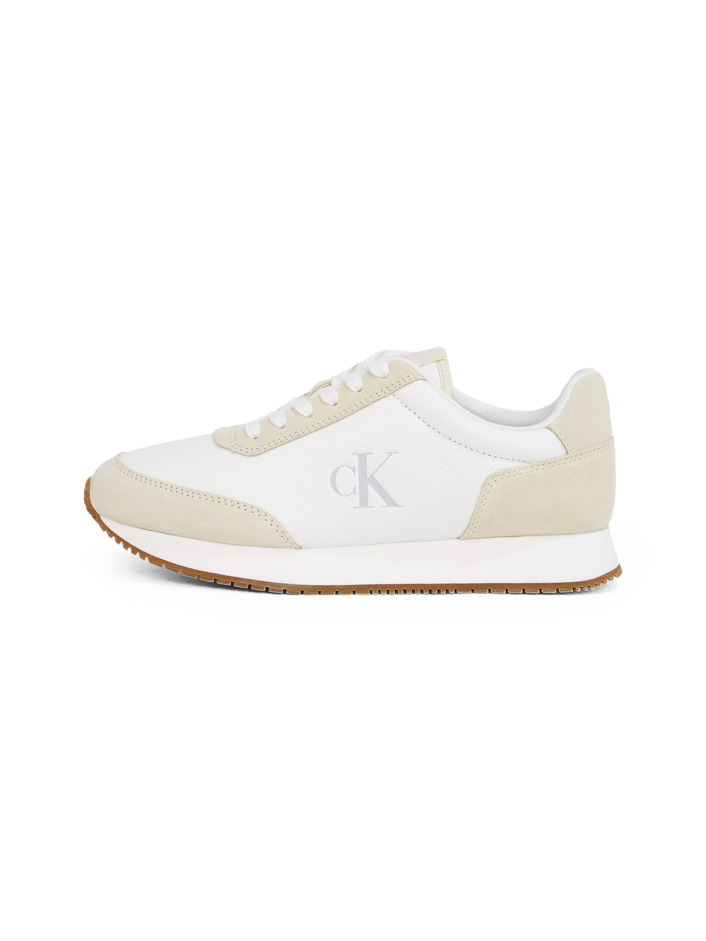 Calvin Klein Sneakers RUNNER LACEUP LOW MIX MG freizeitschoen lage schoen veterschoen met zij ck-logo