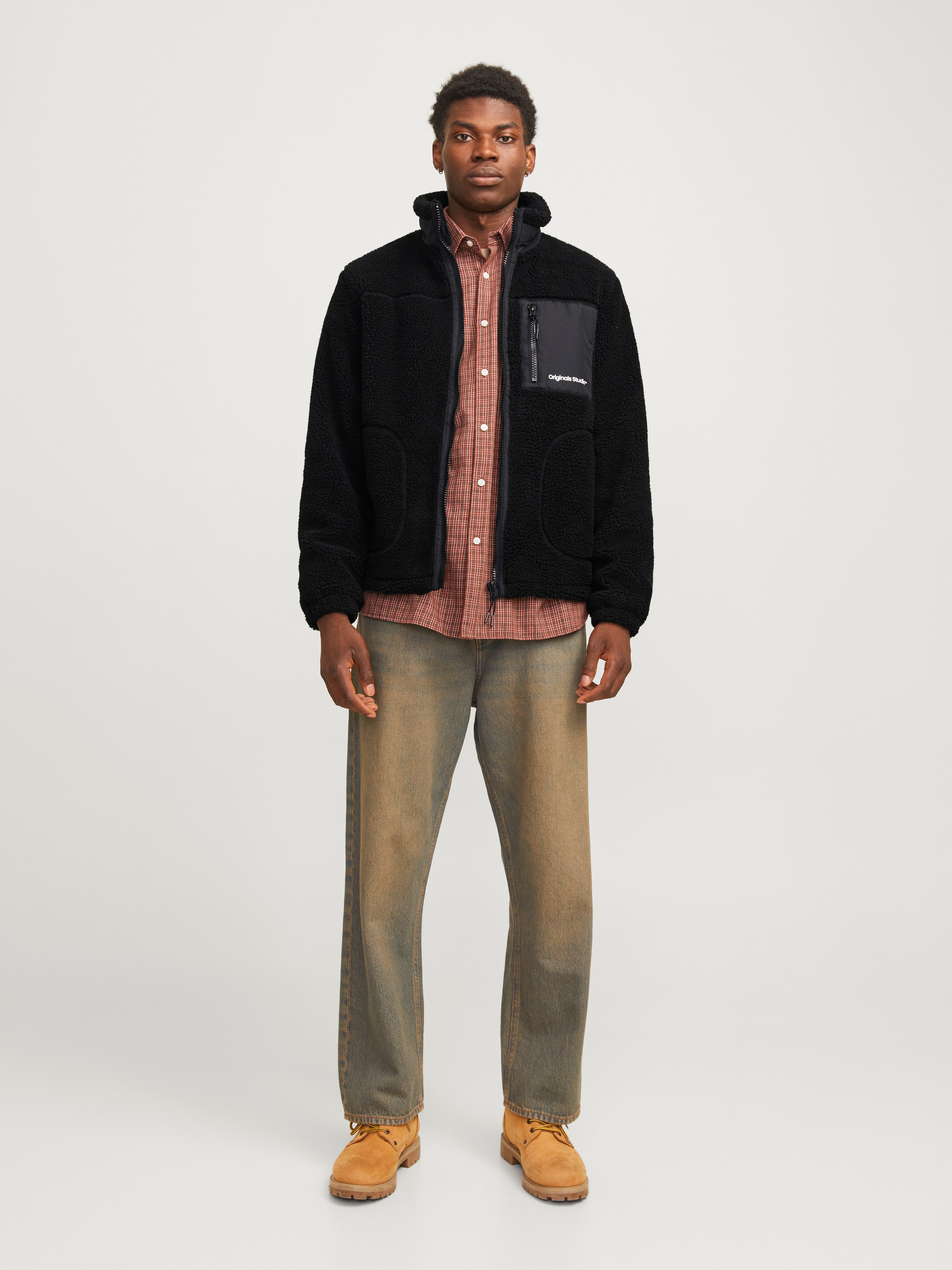 Jack & Jones Kort jack JORVESTERBRO TEDDY JACKET AW24 NOOS